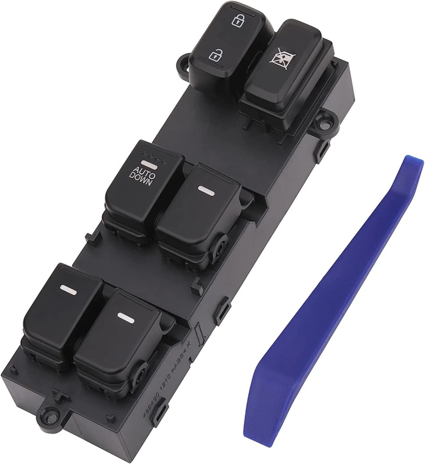 Obaee Mian Window Switch Power Control Button Front Left Driver Side Compatible with 2011 2012 2013 Kia Optima, Replacement OEM 