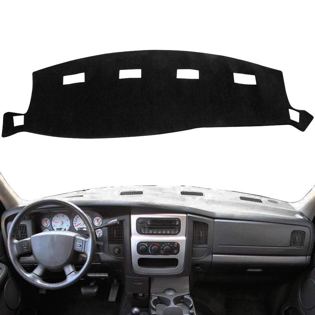 Dash Cover Dashboard Cover Mat Pad For Dodge Ram 1500 2002-2005,2500/3500 2003-2005 (02-05 Black) Y22