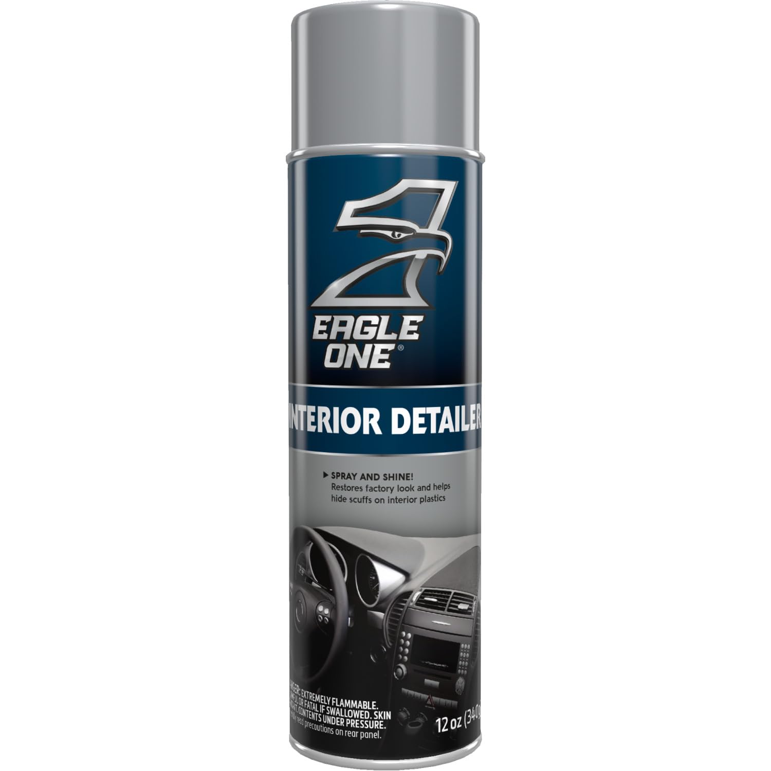 Eagle One Car Interior Detailer, One Step Detailer Spray For Cars, Trucks, 12 Oz