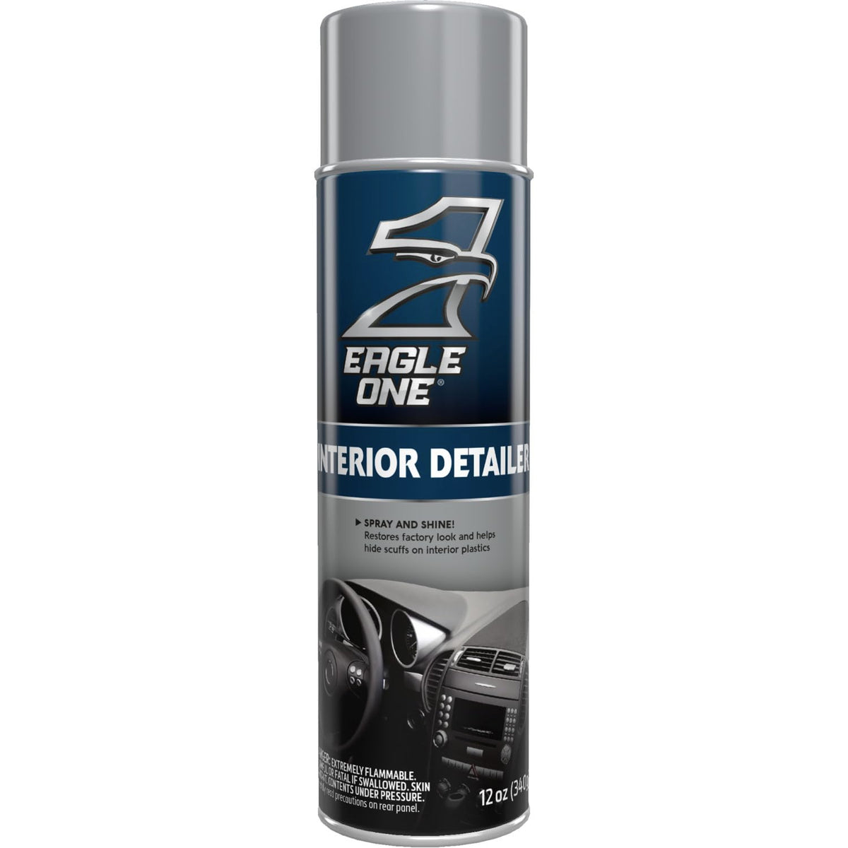 Eagle One Car Interior Detailer, One Step Detailer Spray For Cars, Trucks, 12 Oz