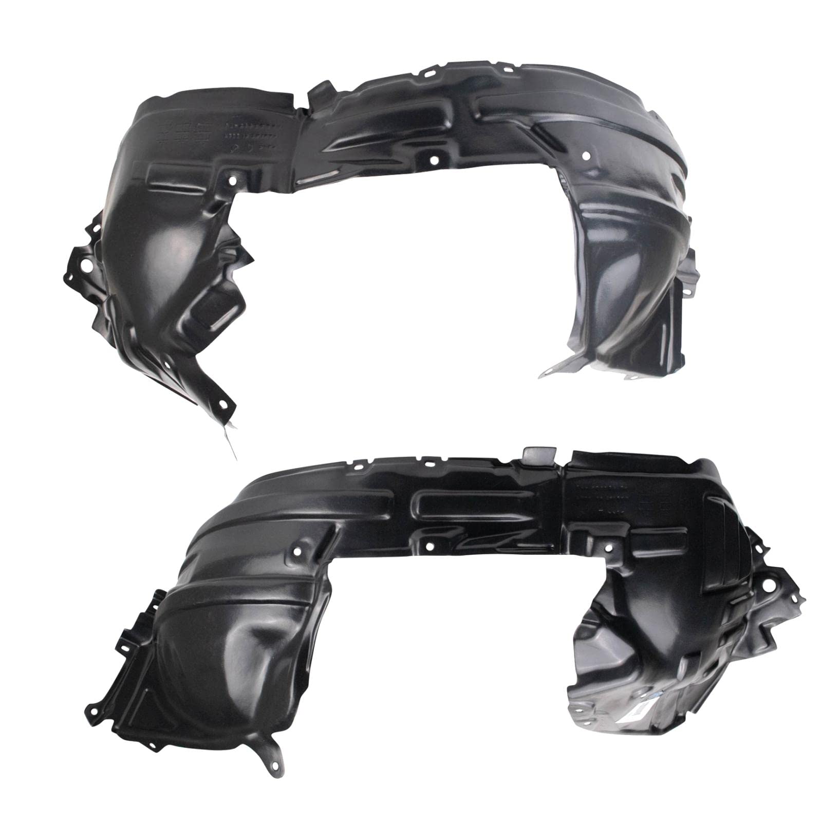 Trq Front Inner Fender Liner Set Compatible With 2011-2016 Nissan Juke Ni1248124 Ni1248140 Ni1249124 Ni1249145