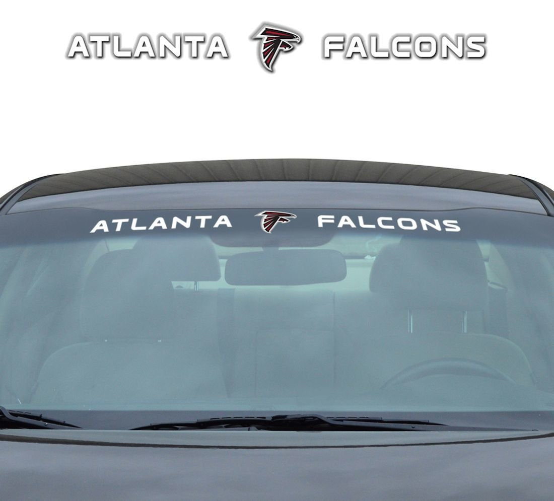 FANMATS NFL - Atlanta Falcons Sun Stripe Windshield Decal 3.25 in. x 34 in.