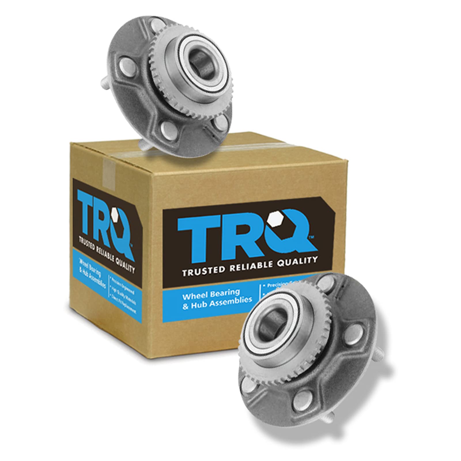 Trq Rear Wheel Hub Bearings Assembly Set Compatible With 2000-2001 Infiniti I30 2002-2004 I35 2000-2003 Nissan Maxima