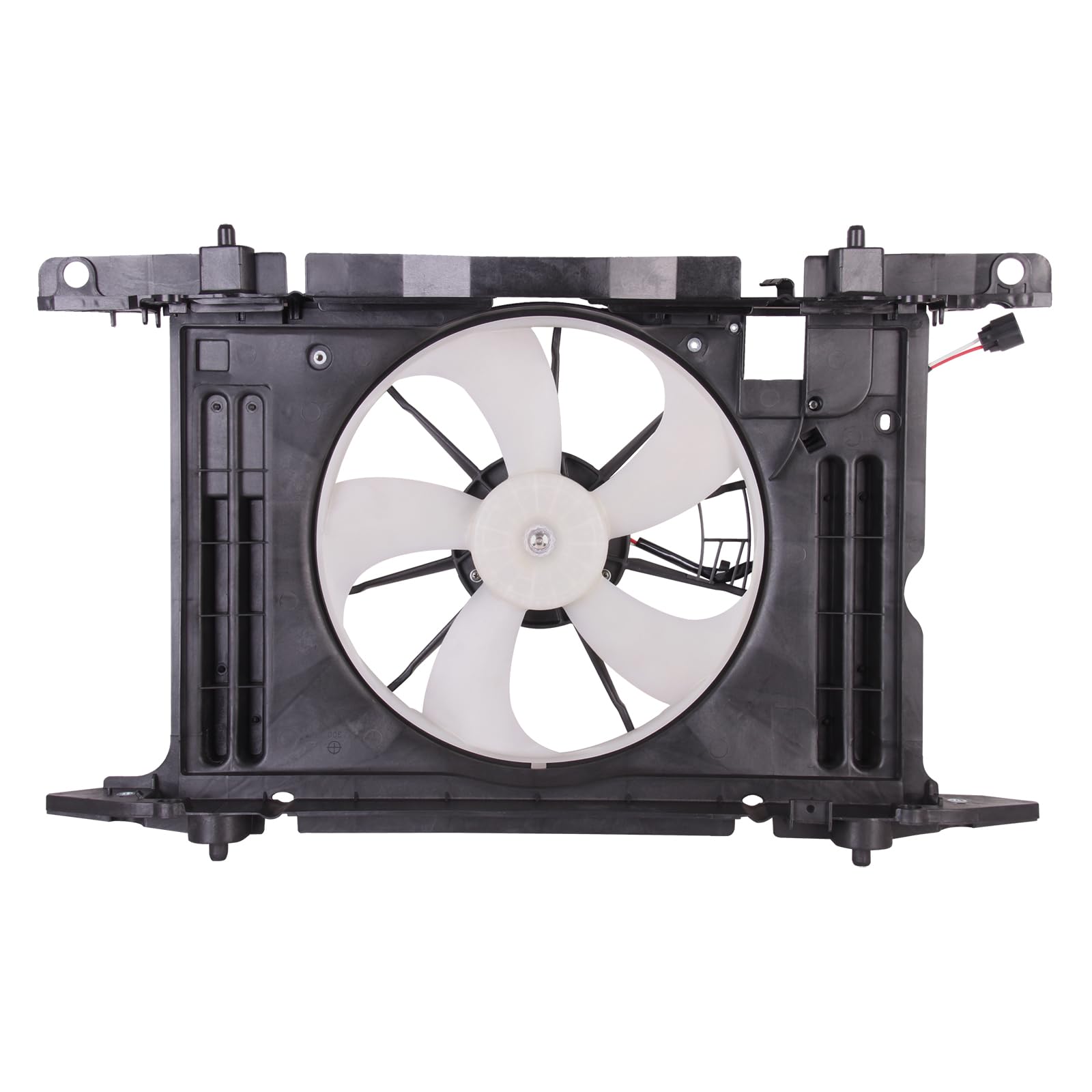 TYG Upgraded Cooling Fan Assembly for 2016 Toyota I-M L4/1.8L | Racing-Level OE Replacement Engine Radiator for 16711-22140 | SC