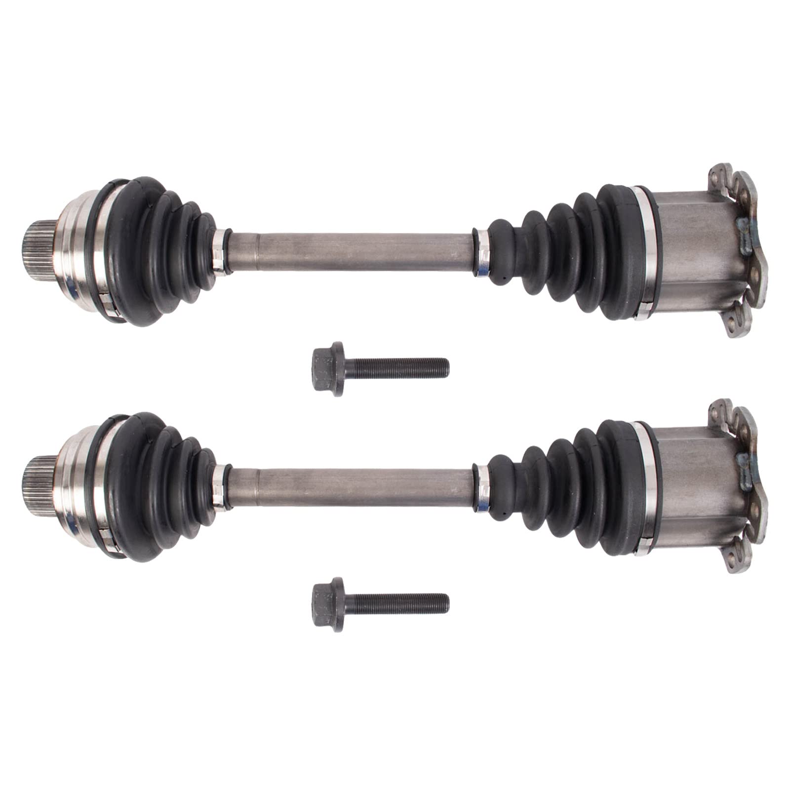 Trq Front Cv Axle Shaft Assembly Set Compatible With 2009-2011 Audi A4 Quattro 2008-2012 A5 Quattro
