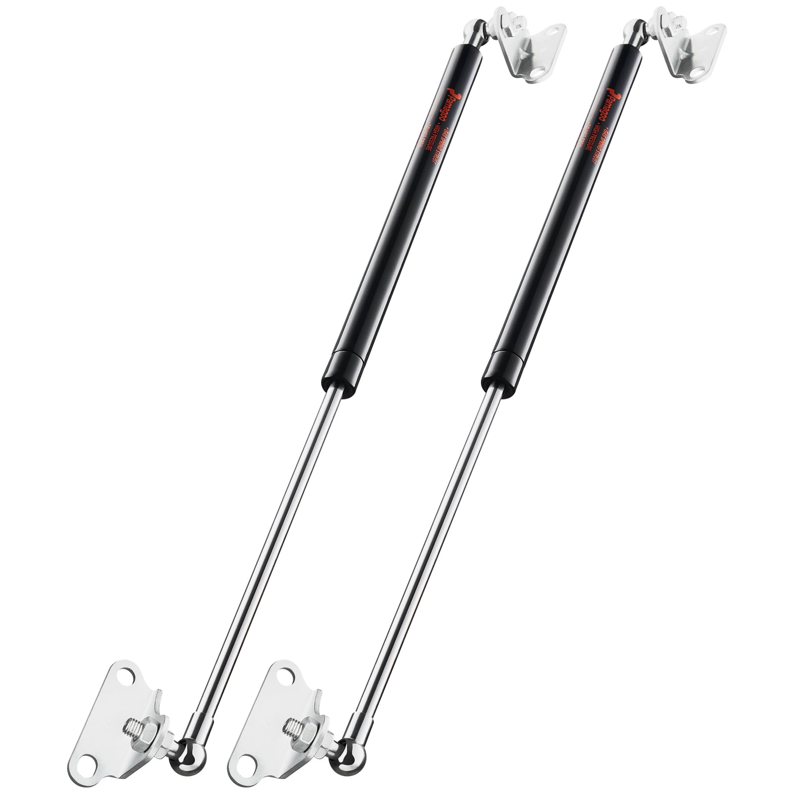 Pamagoo 20 Inch 250 Lbs Gas Strut Shocks For Heavy Lids, 20'' 1113 N Gas Spring Props With L-Type Mounts For Rv Truck Bed Diy Sh