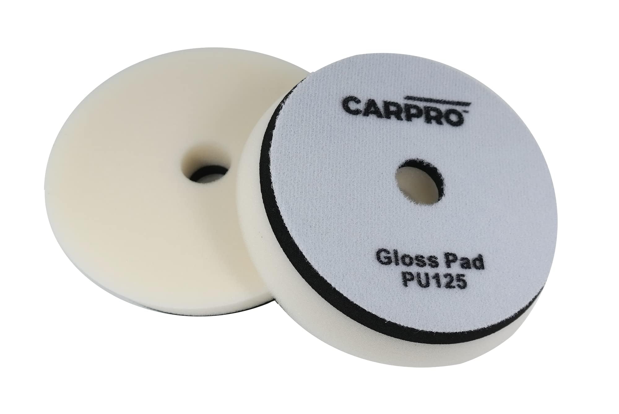 CARPRO Gloss Pad - Extreme High Gloss, Made of Unique Japanese Open Cell Polyurethane Foam, Beveled Profile, Both Dual Action an