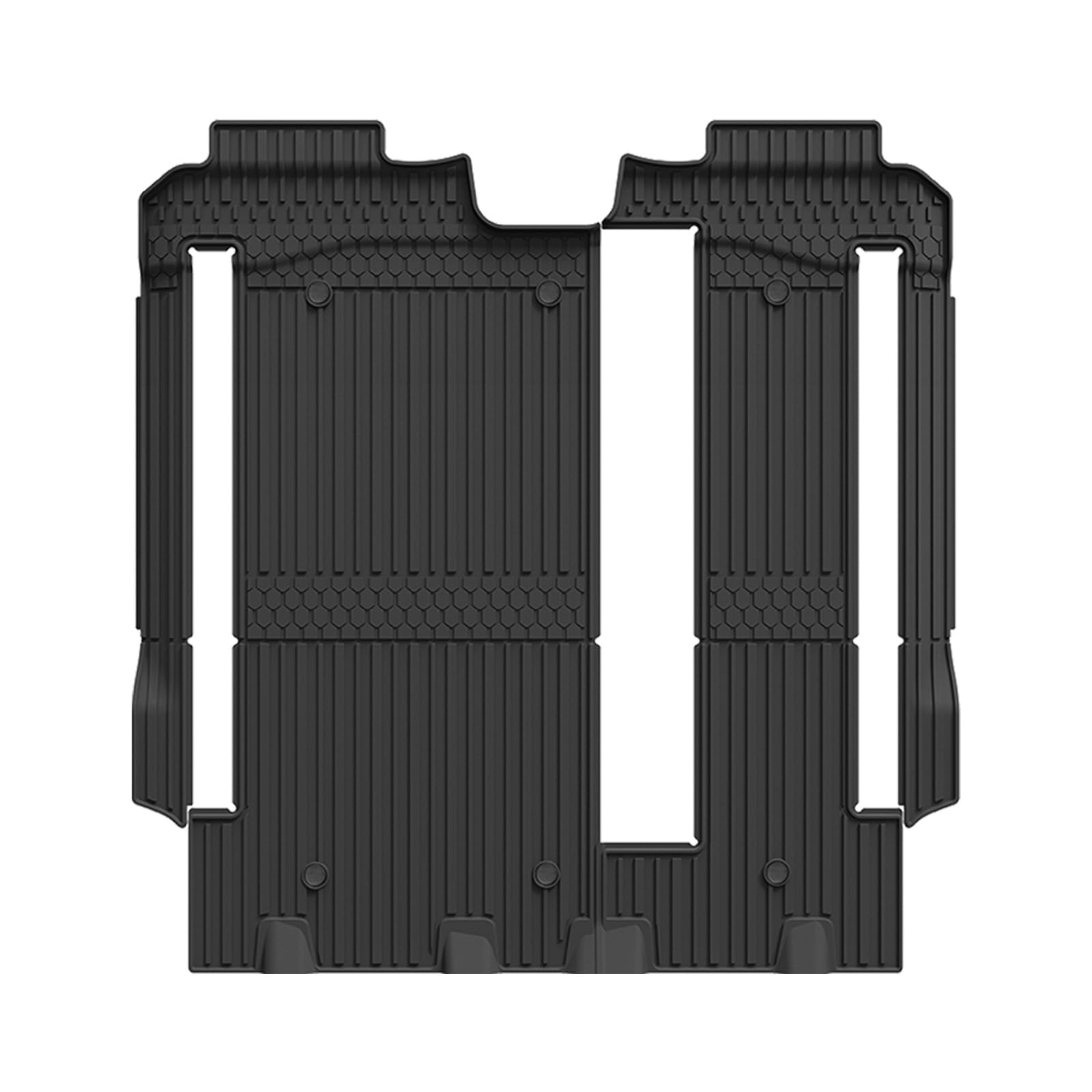 3W Floor Mat Fit Toyota Sienna 2021-2025 (Only For 8 Seat), Tpe All Weather Custom Fit Floor Liner For Toyota Sienna 2Nd And 3Rd