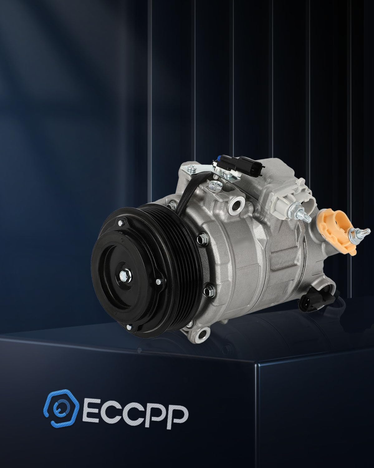 Eccpp A/C Compressor With Clutch 2013-2019 Fit For Ford Explorer 3.5L 2013-2016 Fit For Lincoln Mks Mkt 3.5L Ac Compressor