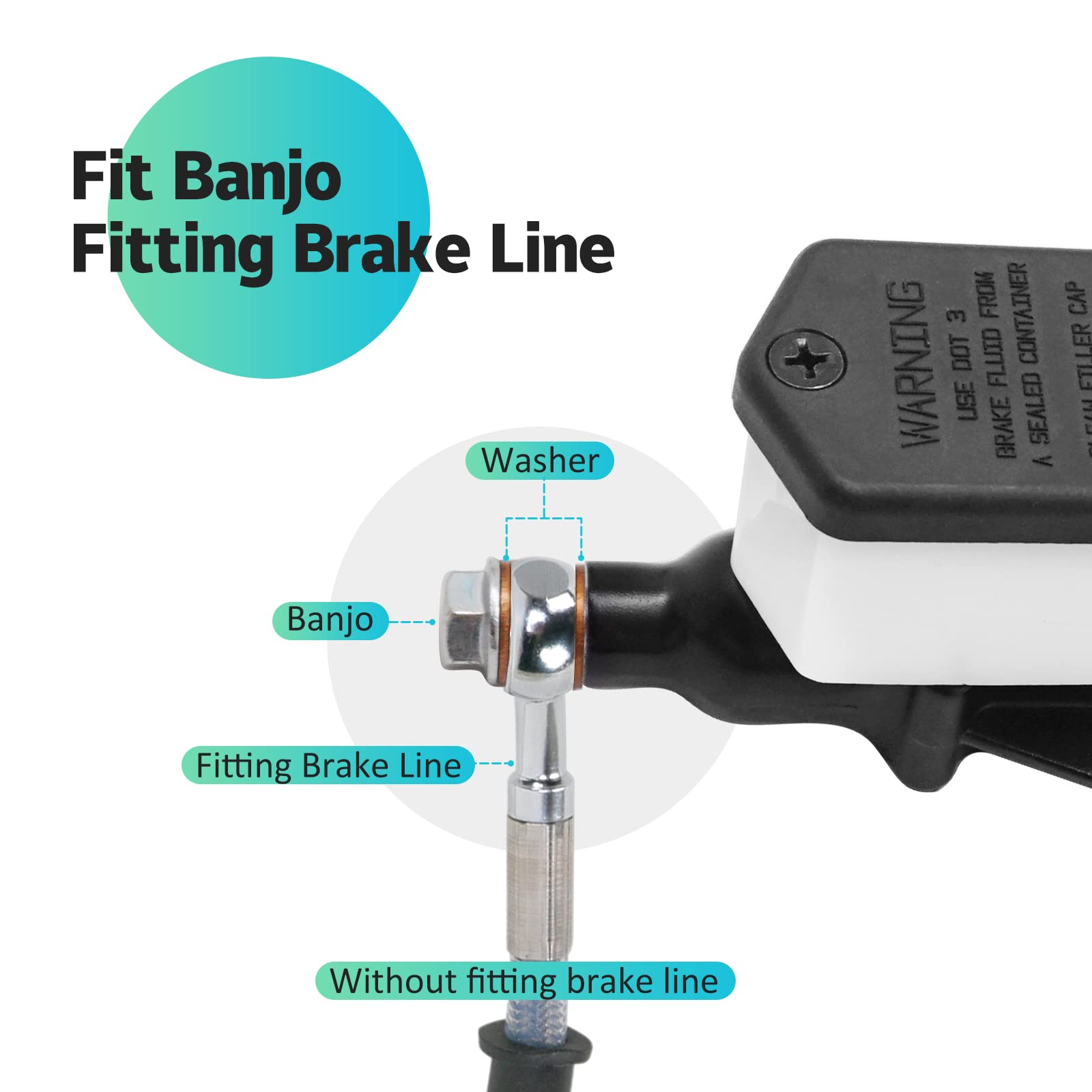 2050078 Front Brake Master Cylinder For Polaris Sportsman 500 335 Xplorer 500 400 300 Magnum 500 325 Xpress 400 300 Diesel