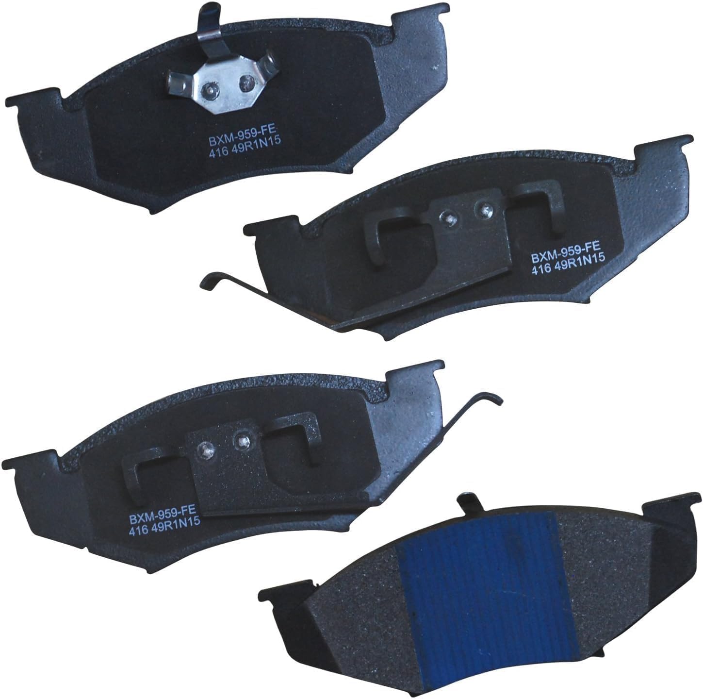 Bendix Premium Sbm416 Semi-Metallic Front Brake Pads For Chrysler Town & Country 1990, Dodge Caravan 1990-1989, Grand Caravan 19