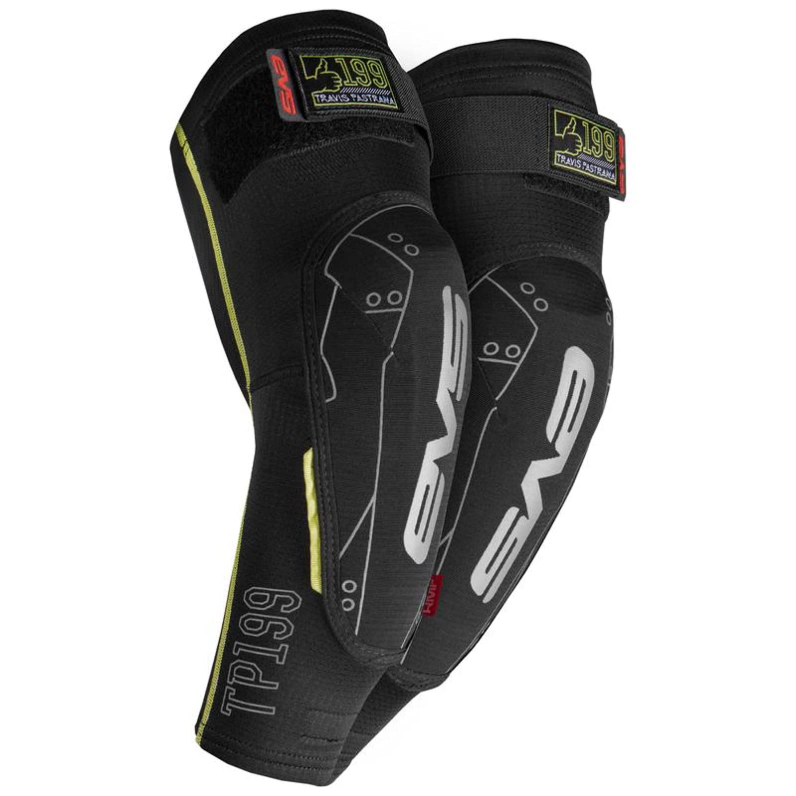 Evs Sports Tp199 Elbow Guard (Black, Large/X-Large)