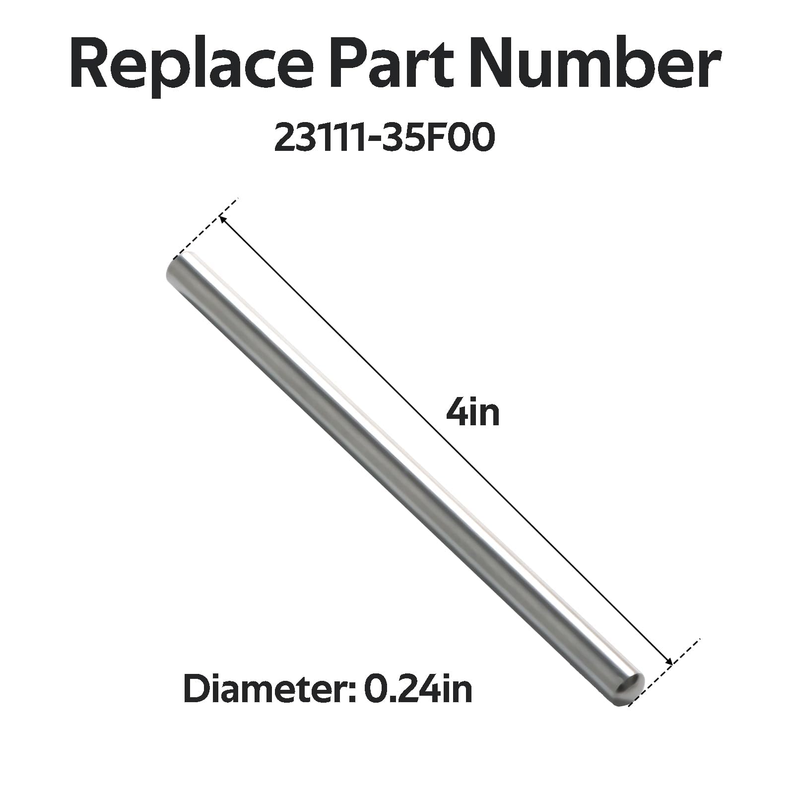 FUSCH Clutch Push Rod, Clutch Release Push Rod Shaft Compatible with Suzuki GSX-R600 GSX-R750 GSX-R1000 GSX-S750 GSX-R1000z GSX-