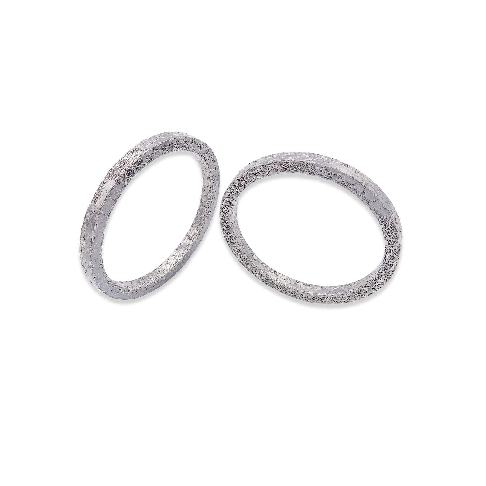 Dasen Steel Mesh Style Crush Seal Exhaust Port Gasket Kits Compatible with 1984-2024 Harley Big Twin and Sportster XL Replace 17
