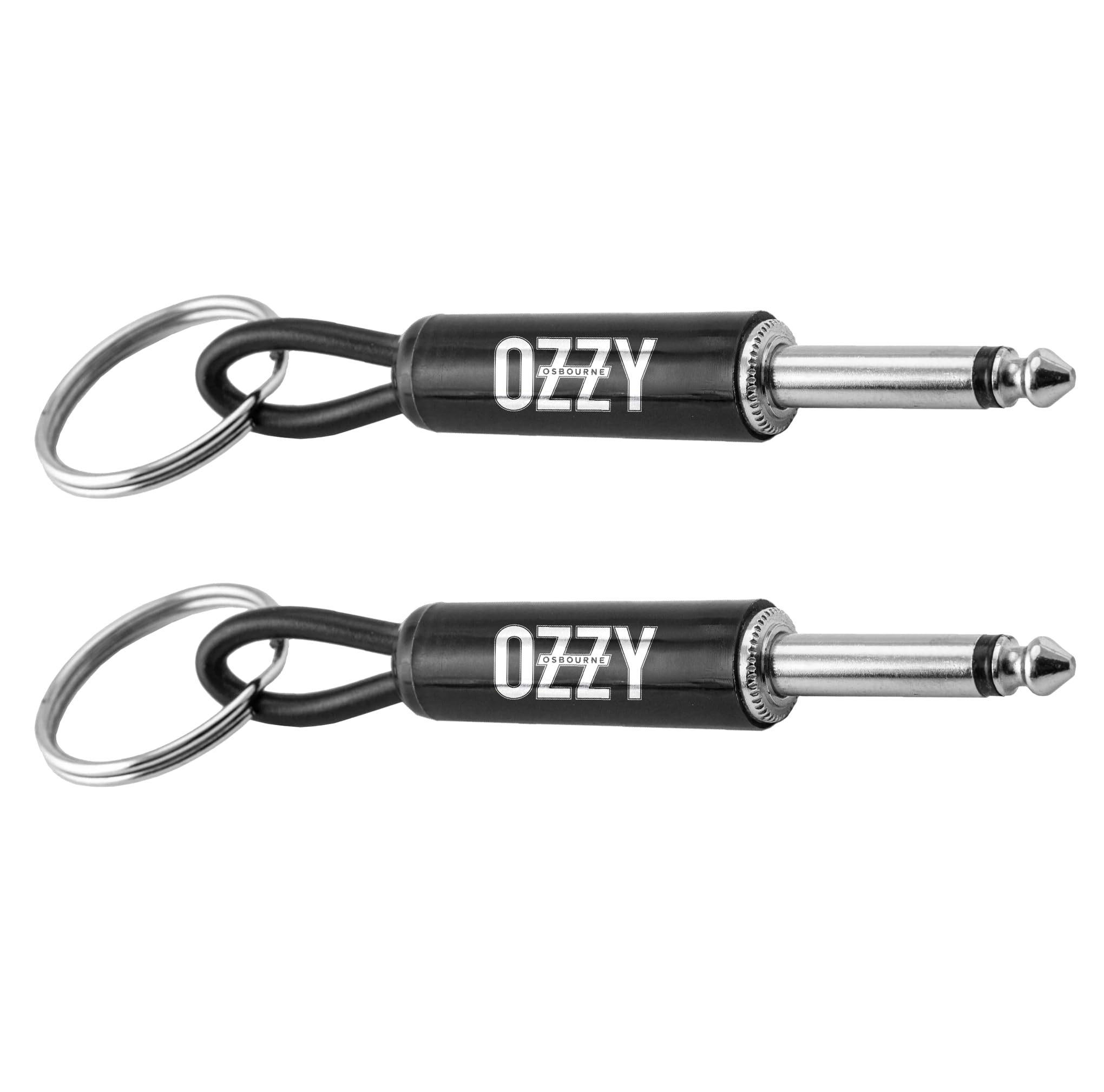 Pluginz Guitar Plug Keychains (Ozzy white logo 2 pack)