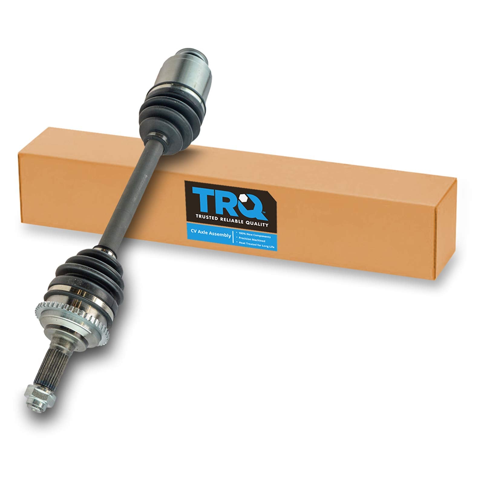 Trq Front Right Cv Axle Shaft Assembly Passenger Side Compatible With 2006-2012 Ford Fusion 2012 Lincoln Mkz 2003-2008 Mazda 6 2