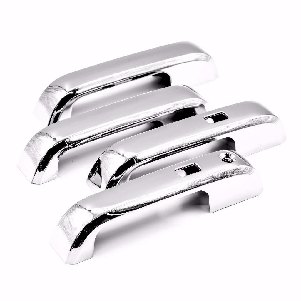 eLoveQ Chrome 4 Door Handle Cover Covers Compatible with 15-19 Ford F-150 & 17-20 F-250/F350 Super Duty with Samrt Keyhole