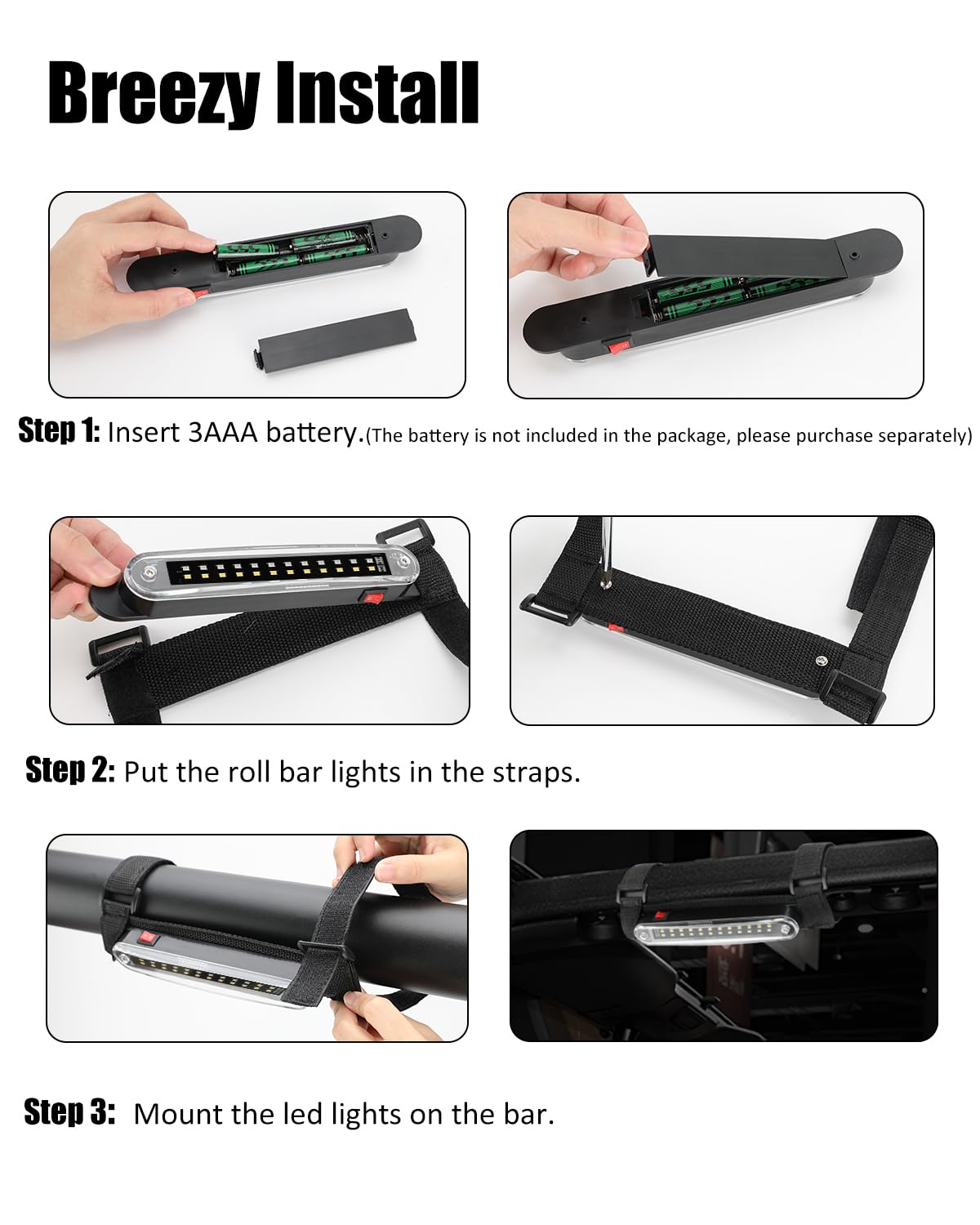 Sunpie Utv Dome Light Universal Sxs Interior Lights Compatible With Polaris Canam Honda Pioneer/Talon Kawasaki Mule/Teryx Arctic