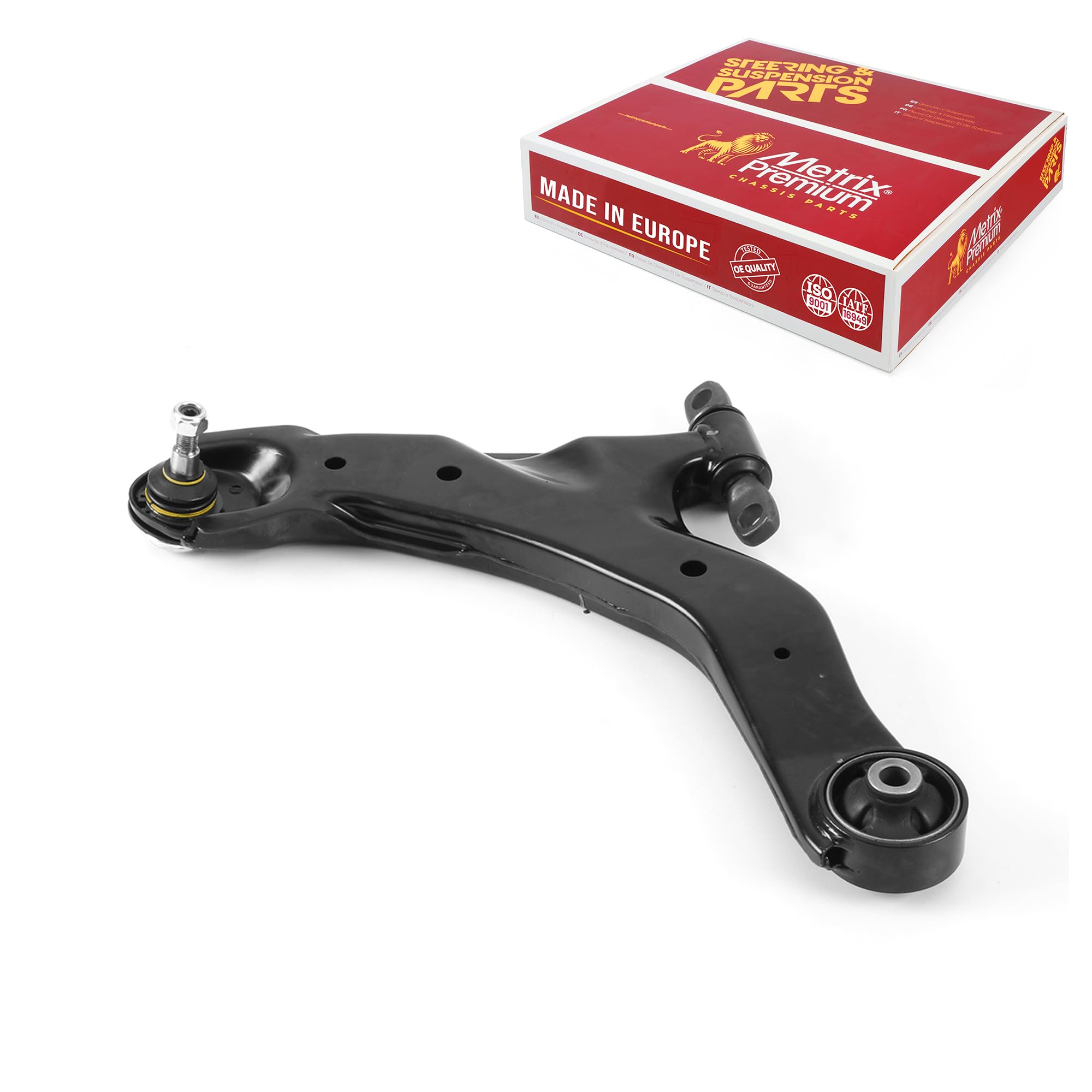 Metrix Premium Chassis Parts - Front Left Lower Control Arm W Ball Joint & Bushing Assembly Fits 04-09 Kia Spectra, 05-09 Spectr