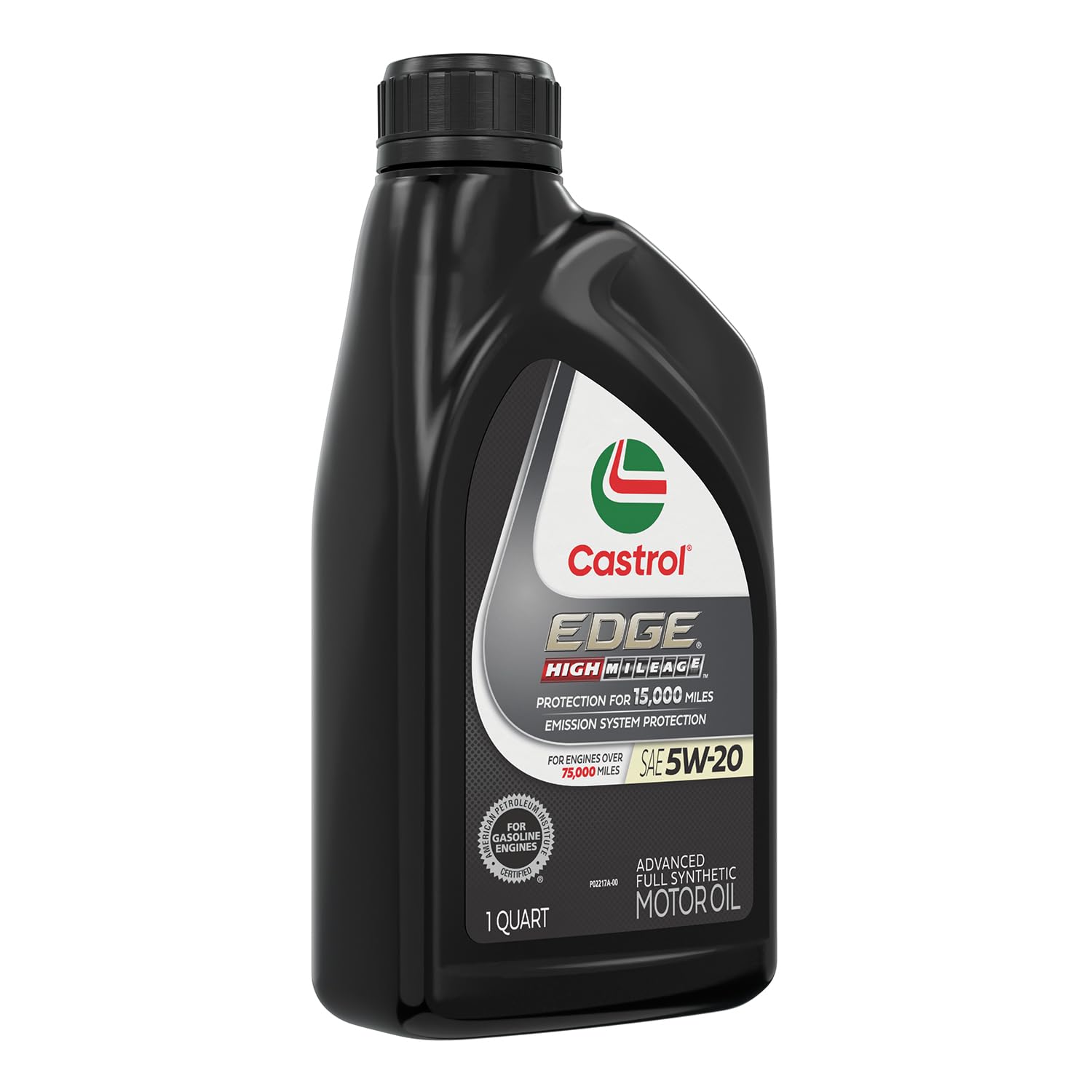Castrol Edge High Mileage 5W-20 Advanced Full Synthetic Motor Oil, 1 Quart