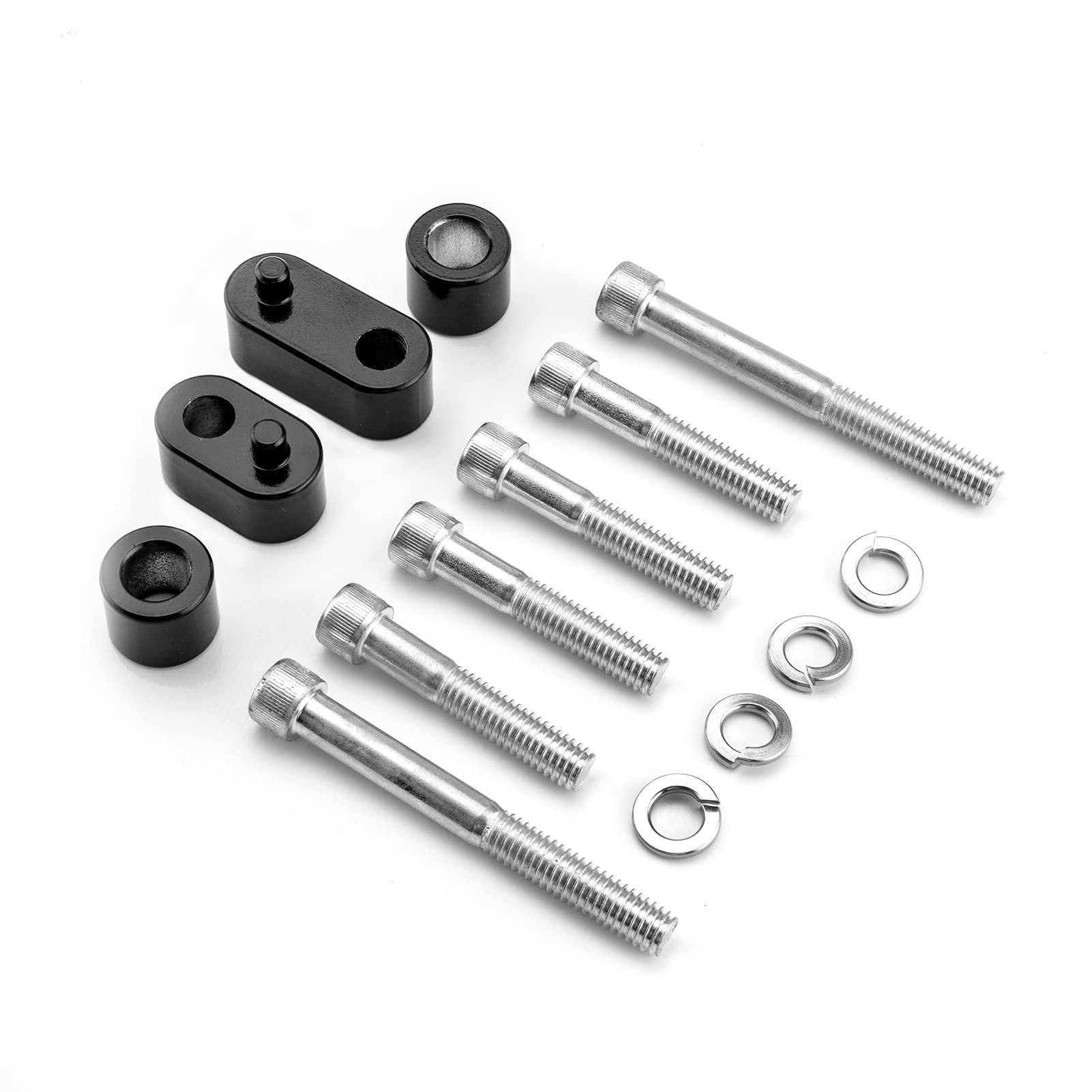 Floorboard 3/4'' Extension Spacer Kit Compatible with 2009-2024 Harley Touring Electra Glide FLHT Road King FLHR Street Glide FL