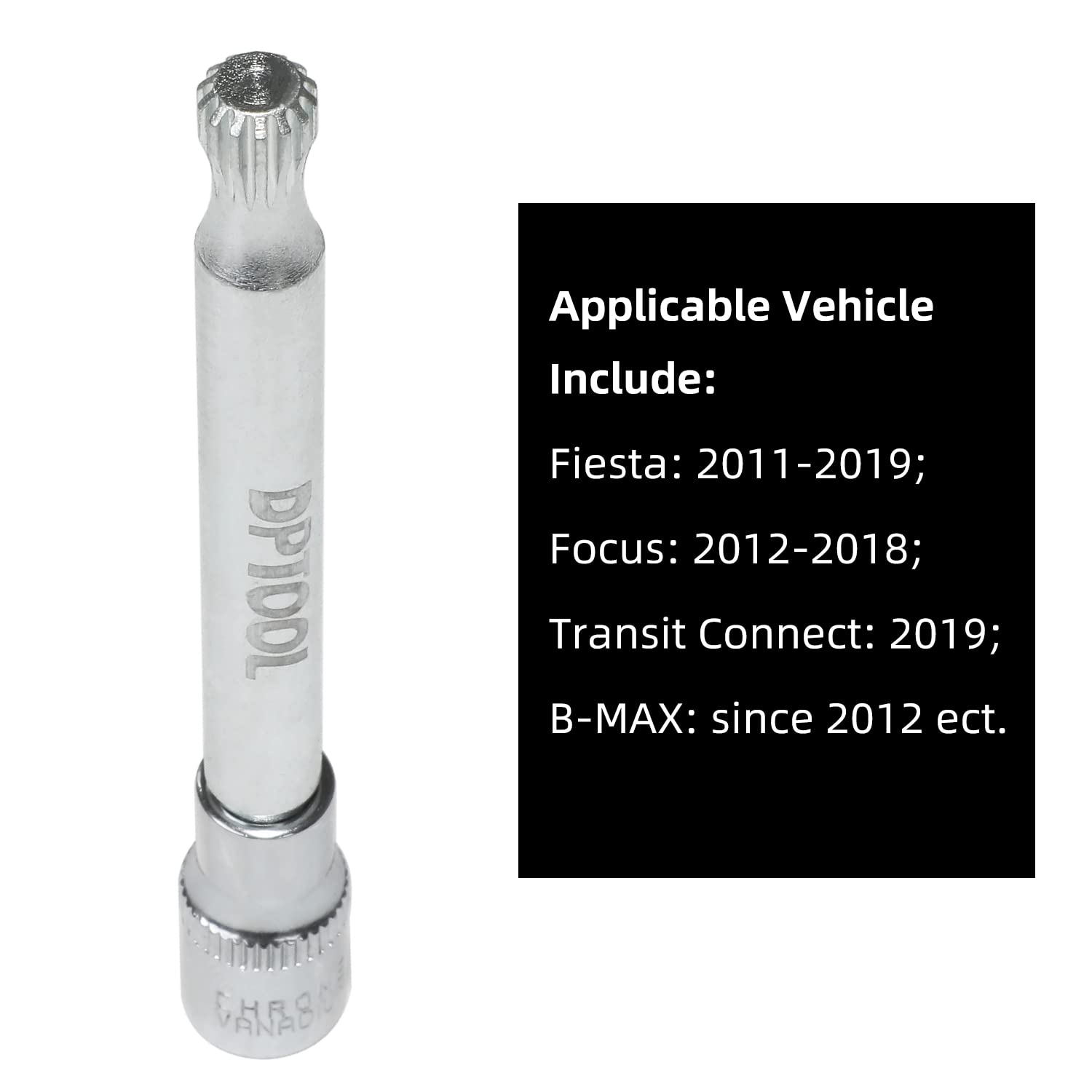 Dual Clutch Transmission Clutch Motor Electromechanical Unit Unlock Tool Actuator Reset Tool Compatible With Ford Dsg 6 Speed Dps6 6Dct250 Clutch 6Mm 14 Spline Socket With 1/4' Drive