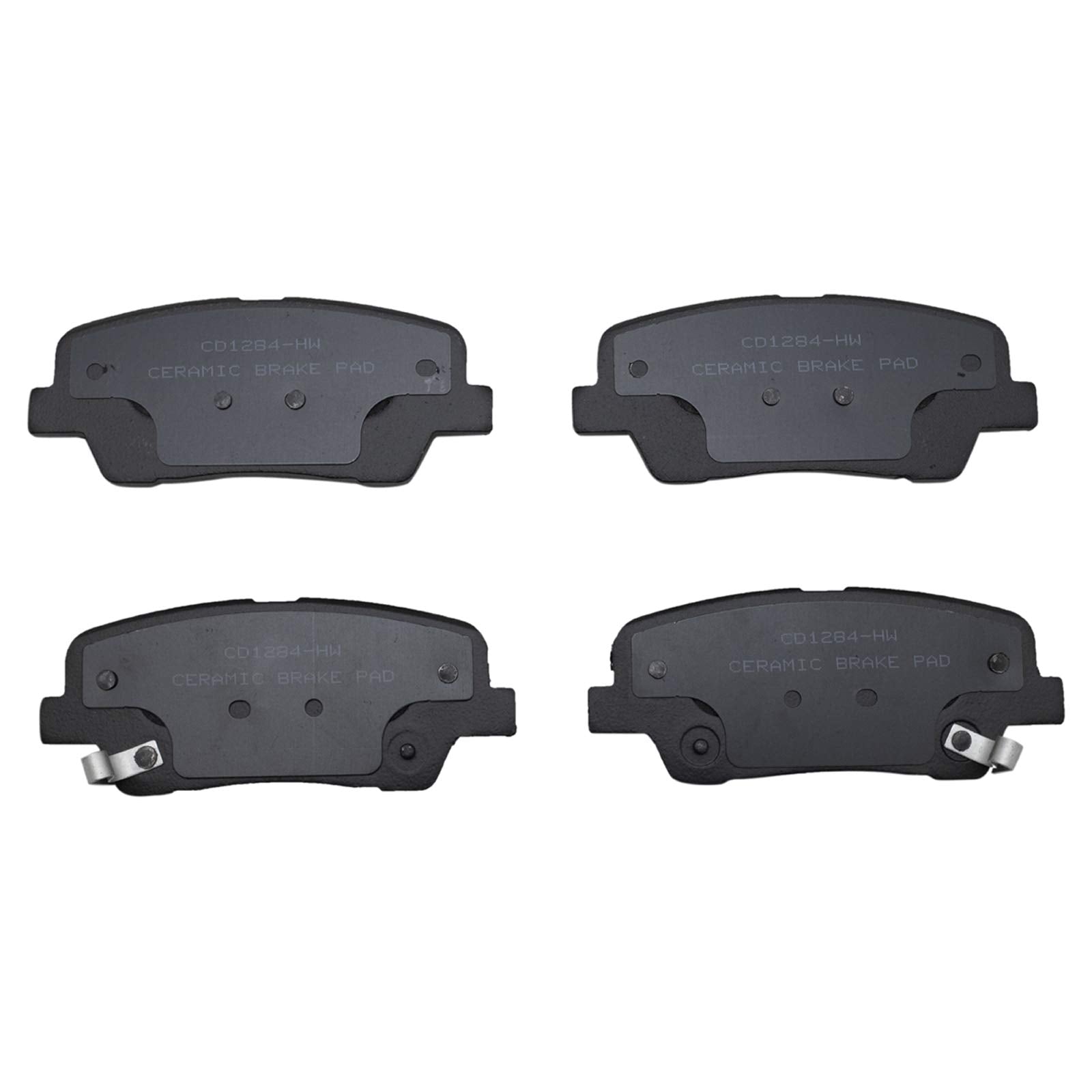TRQ Posi Ceramic Rear Brake Pad Set fits Entourage Genesis Santa Fe Sedona