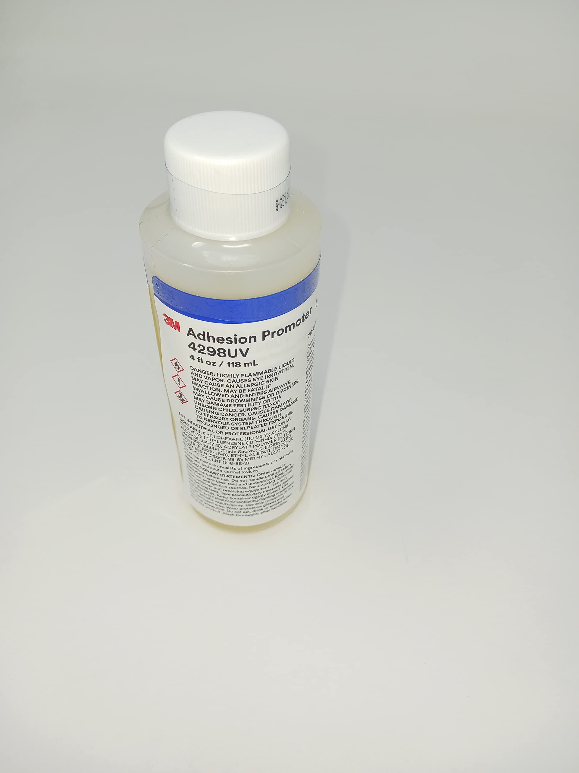 3M 4298Uv Adhesion Promoter - Tape Primer 4 Fl Oz / 118 Ml Bottle With 0.750'' X 0.312'' Felt Tip Applicator