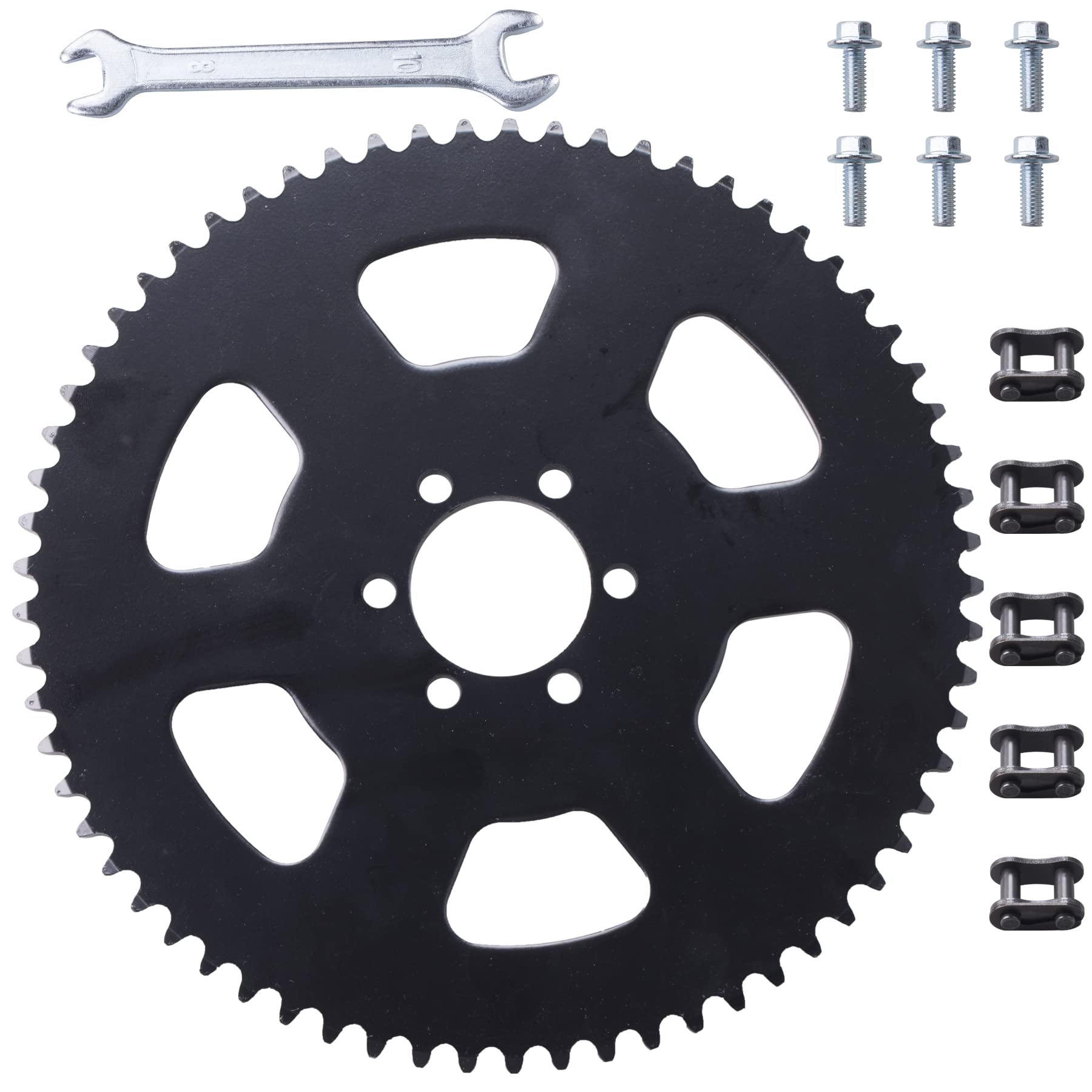 JINGKE 65 Teeth #35 Chain Rear Sprocket Compatible with 100cc 98cc 97cc 2.5hp Coleman CT100U Trail CK100 CC100X Baja Doodle Bug 