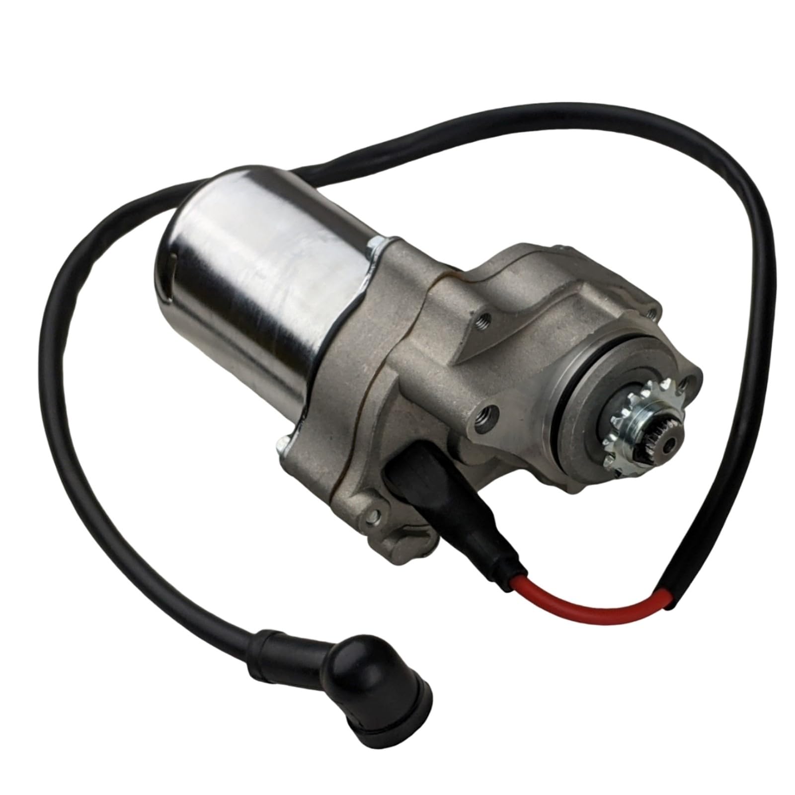 Redcap 2-Bolt Starter Motor For 50Cc 70Cc 90Cc 110Cc 125Cc Atv Dirt Bike Go Kart Pit Bike Quad Fits Taotao Roketa Coolster Jonway Sunl Kazuma Baja Ssr Lower Bottom Mount For 4-Stroke Chinese Engines