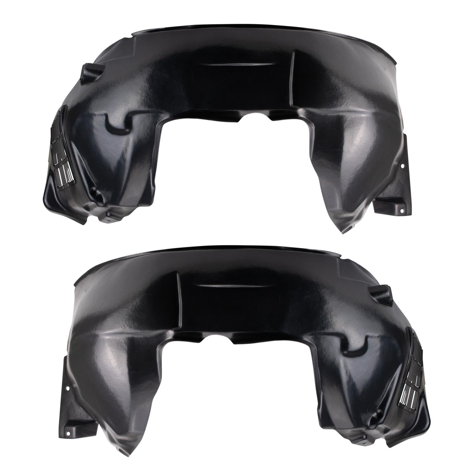 Trq Inner Fender Liner Set Compatible With 2009-2011 Jaguar Xf 2010-2011 Xfr Ja1248105 Ja1249105