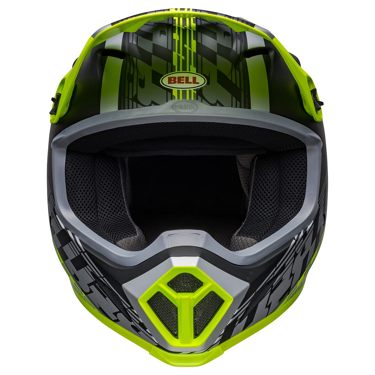 Bell Mx-9 Mips Dirt Helmet (Offset Matte Black/Hi-Viz Yellow - X-Large)