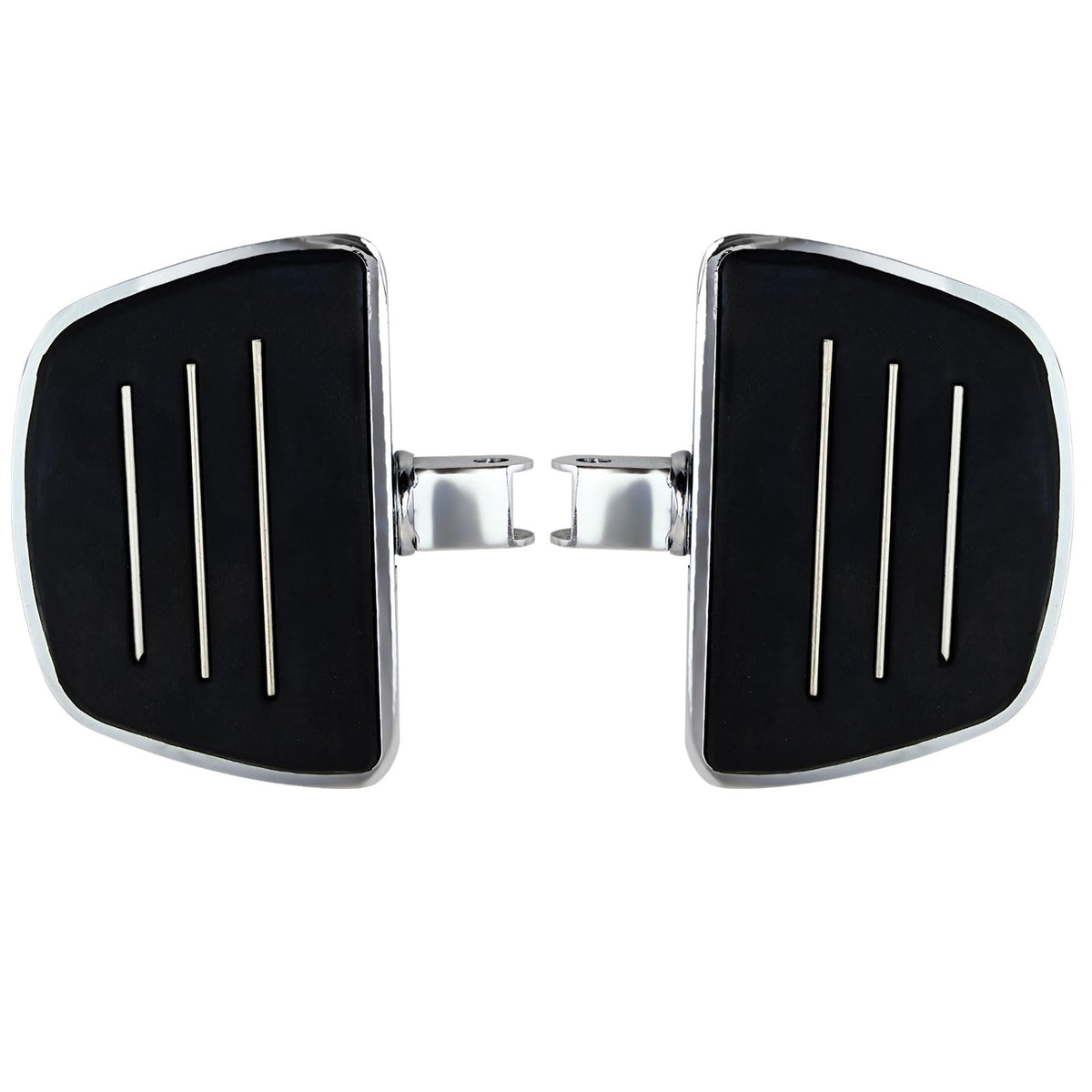 Fatecim Motorcycle Mini Board Floorboards Footpegs Foot Pedals Footrests With Male Mount Adapter For Honda Vtx 1800C 1800F 1300C Shadow Vlx 600 Sabre Spirit Phantom Aero Fury Magna Stateline Chrome