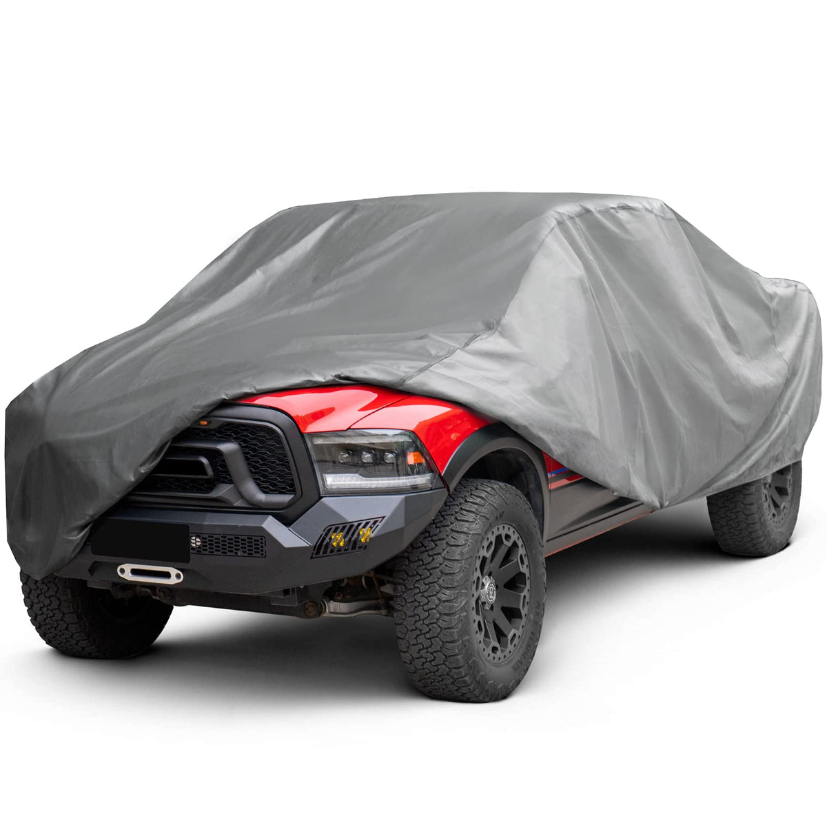 XCAR Ultra Light Waterproof Truck Car Cover for Automobiles All Weather Protection, Windproof & Breathable, Fits Cars Up to 250'