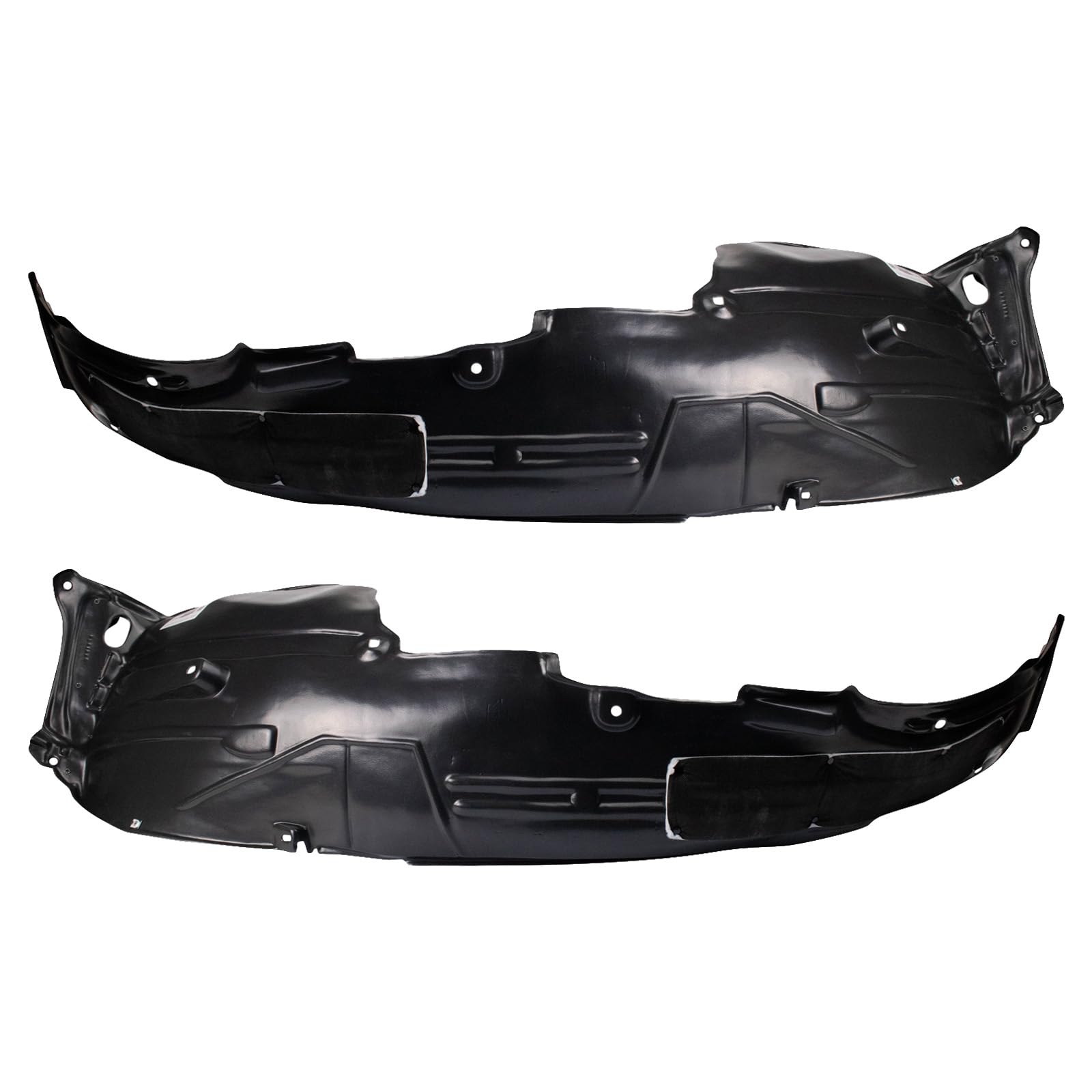 Trq Front Inner Fender Liner Set Compatible With 2013-2015 Acura Rdx Ac1248129 Ac1249129