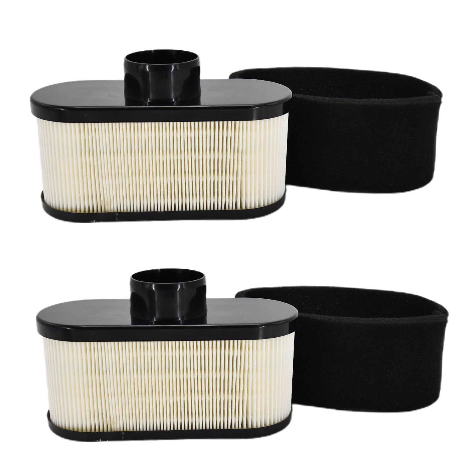 2 Pcs Air Filter & Pre Filter for Kawasaki 11013-0726 11013-0752 11013-7047 11013-7049 FR651V FR691V FR730V FS481V FS541V FS600V
