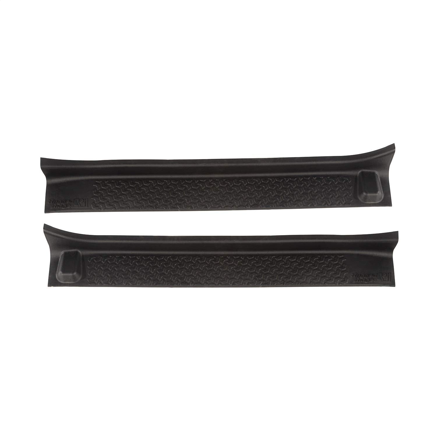 Rugged Ridge All-Terrain Entry Guards for Jeep Wrangler JL | 2-Piece Set, No Drill | Black Thermoplastic | 11216.31 | Fits 2018-