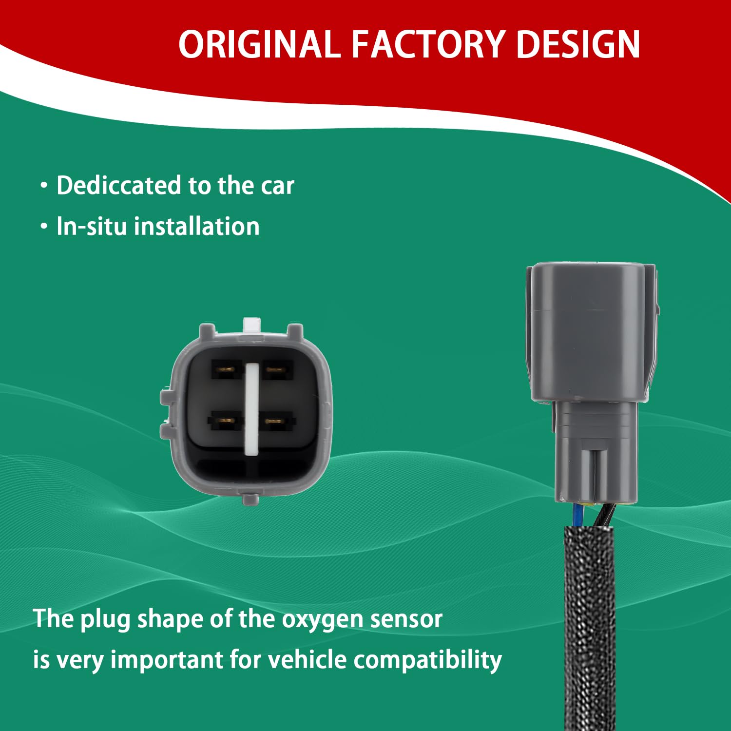 Necatuo 234-9002 Upstream O2 Oxygen Sensor Heated Air Fuel Ratio Compatible With Toyota 4Runner Tacoma 2.4L 2.7L 3.4L For 894673