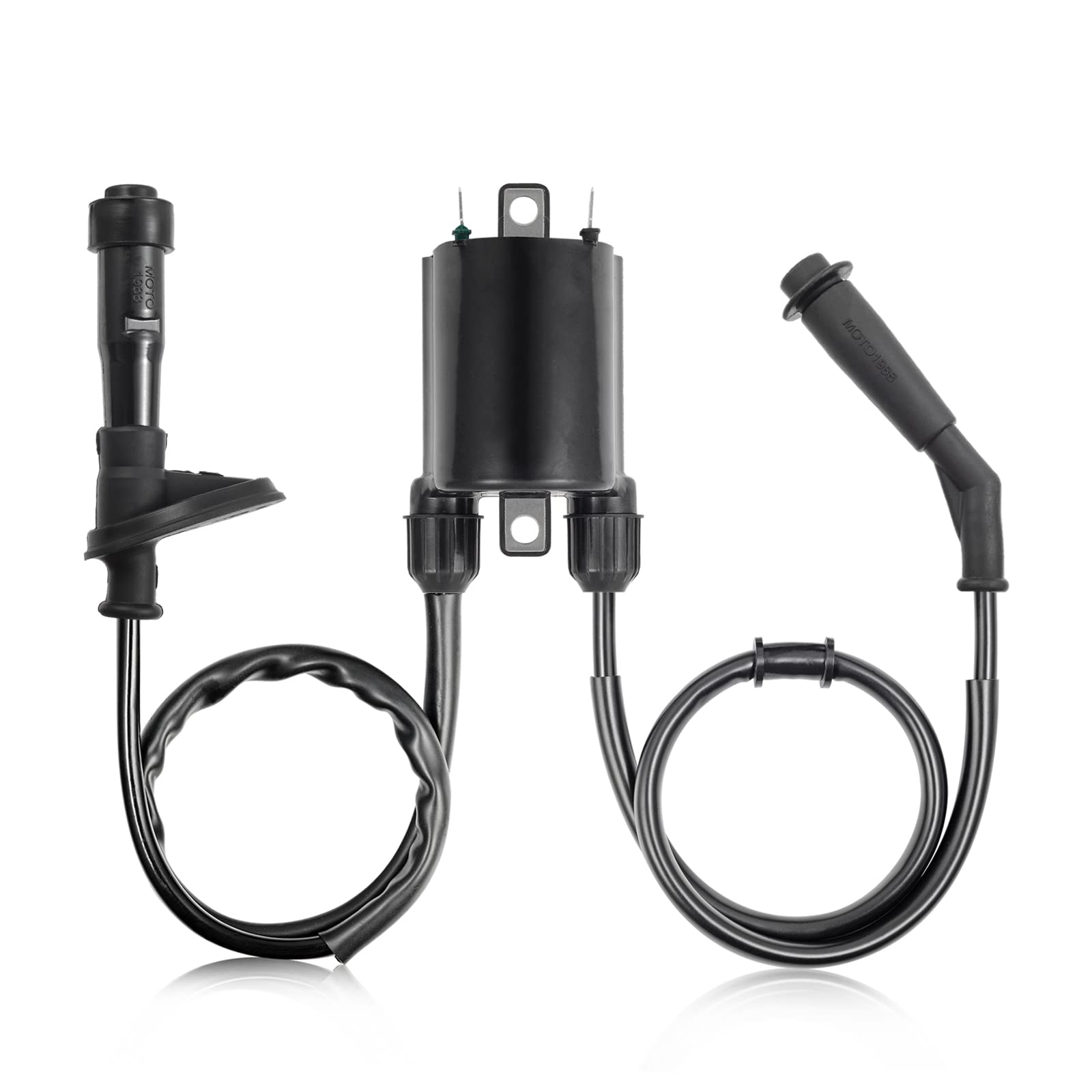 Moto1988 2Set Of Ignition Coil & Spark Plug Cap For Honda Shadow Vlx 600 Vt600 1988-2007