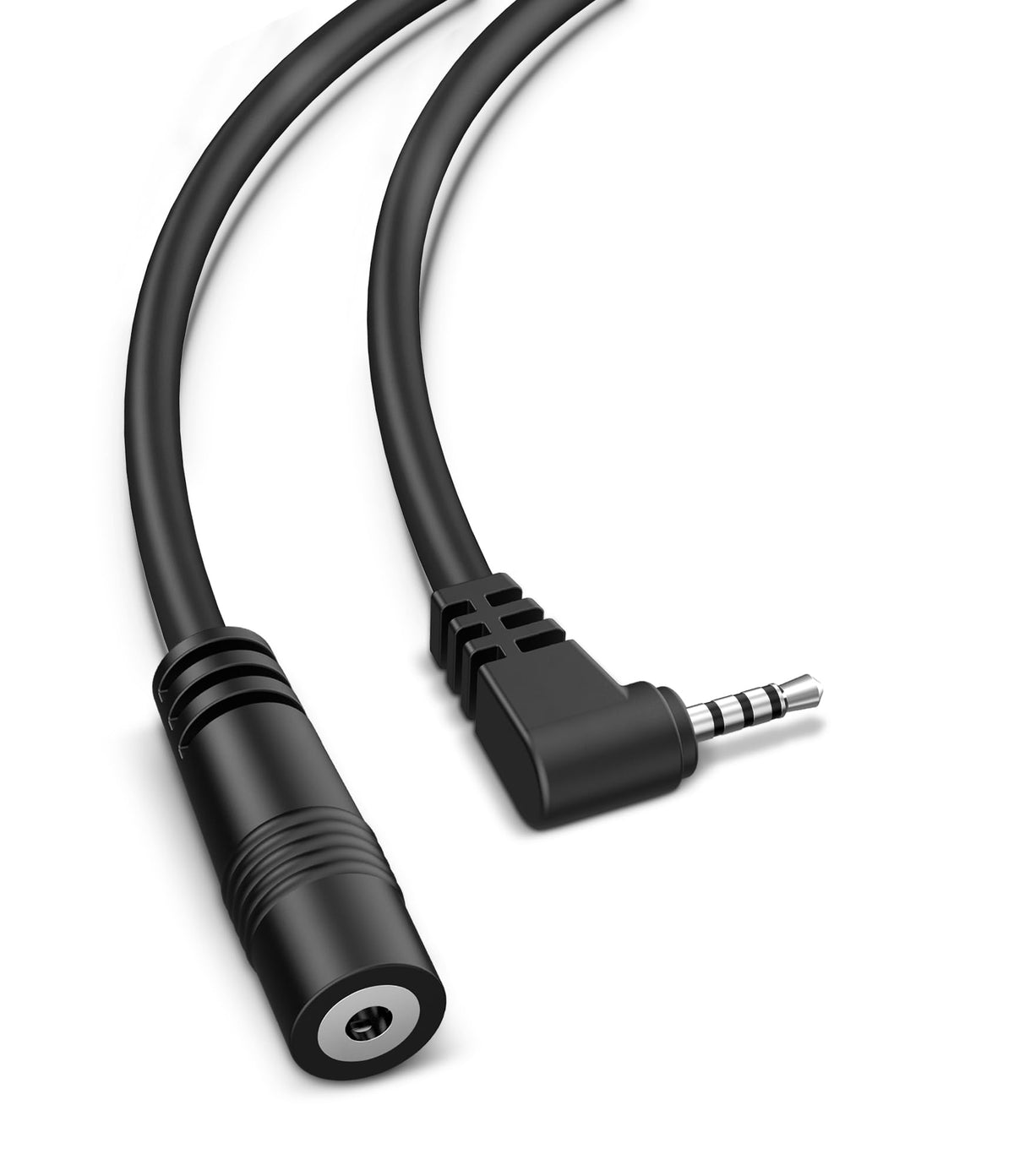 Yqmajim Dash Cam Reverse Camera Extension Cable, (9Ft) 90 Degree 2.5Mm 4 Pole Male To Female Mirror Camera Rear View Extension C