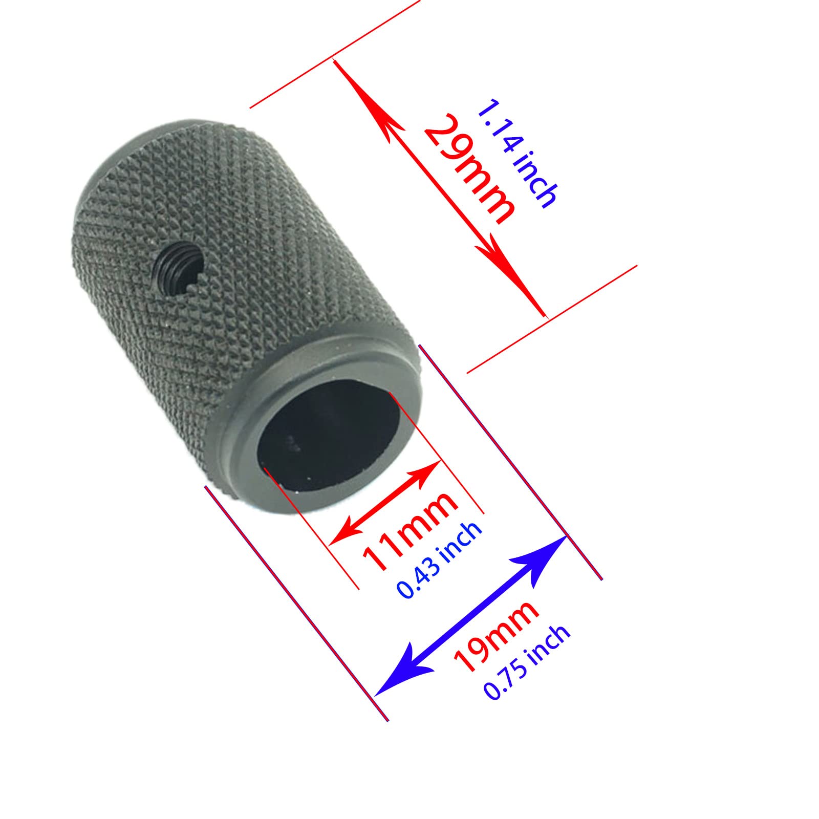 LYHgogo RP1 M14 Upgrade Bolt Cover Screw Fastener (2pcs Black)