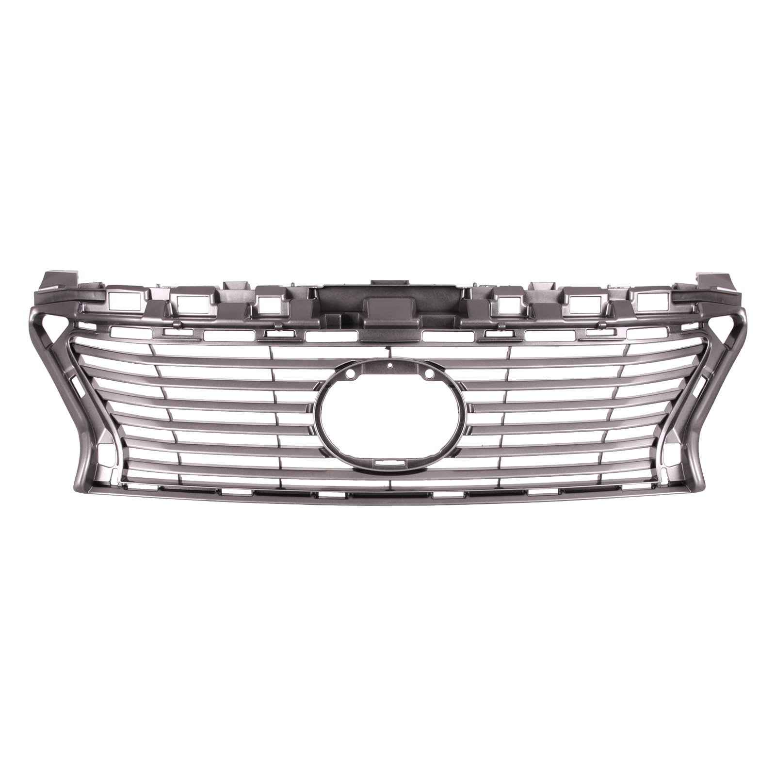 Torcia TYG Front Grille for 2013-2015 Lexus ES350/ES300H, OE Style, Silver, Model LX1200146, Non-Active Replacement Grille