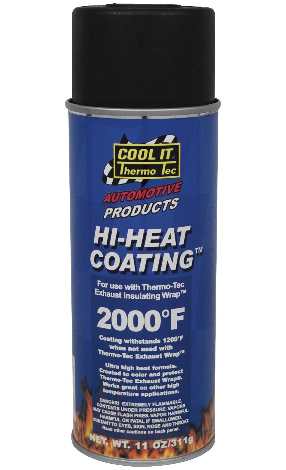 Thermo Tec 12001 Black High Heat Coating 12 oz