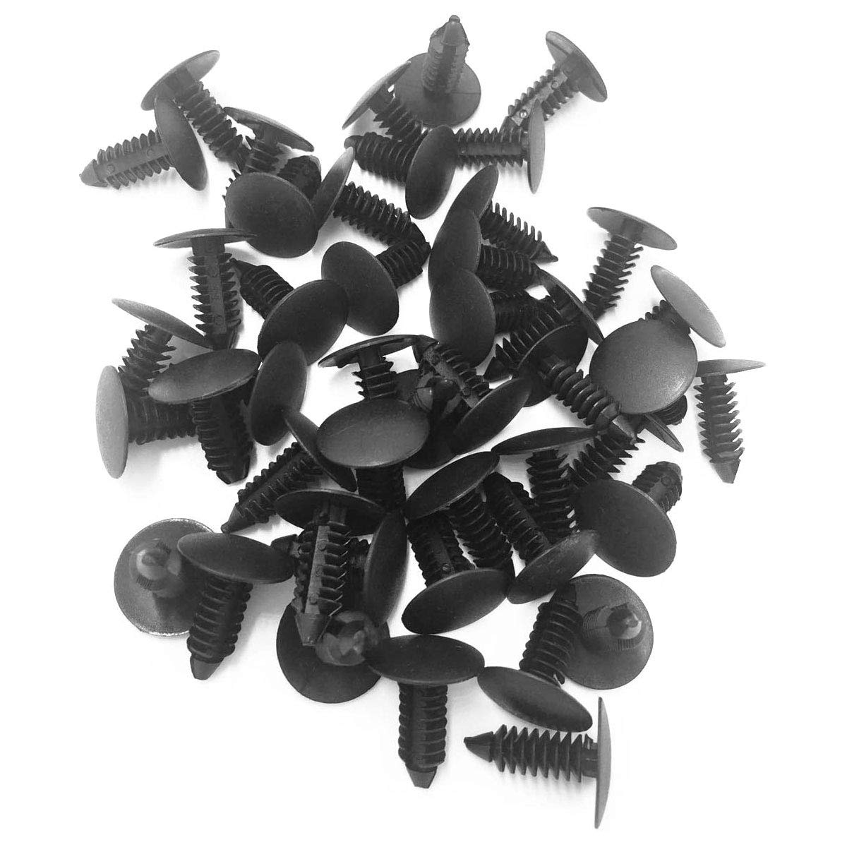 ANTS PART 100 Pcs Auto Car Fender & Bumper Shield Fastener Clips for GM #1605396, 1595864; Chrysler 6030441; Ford 388577S, W7055