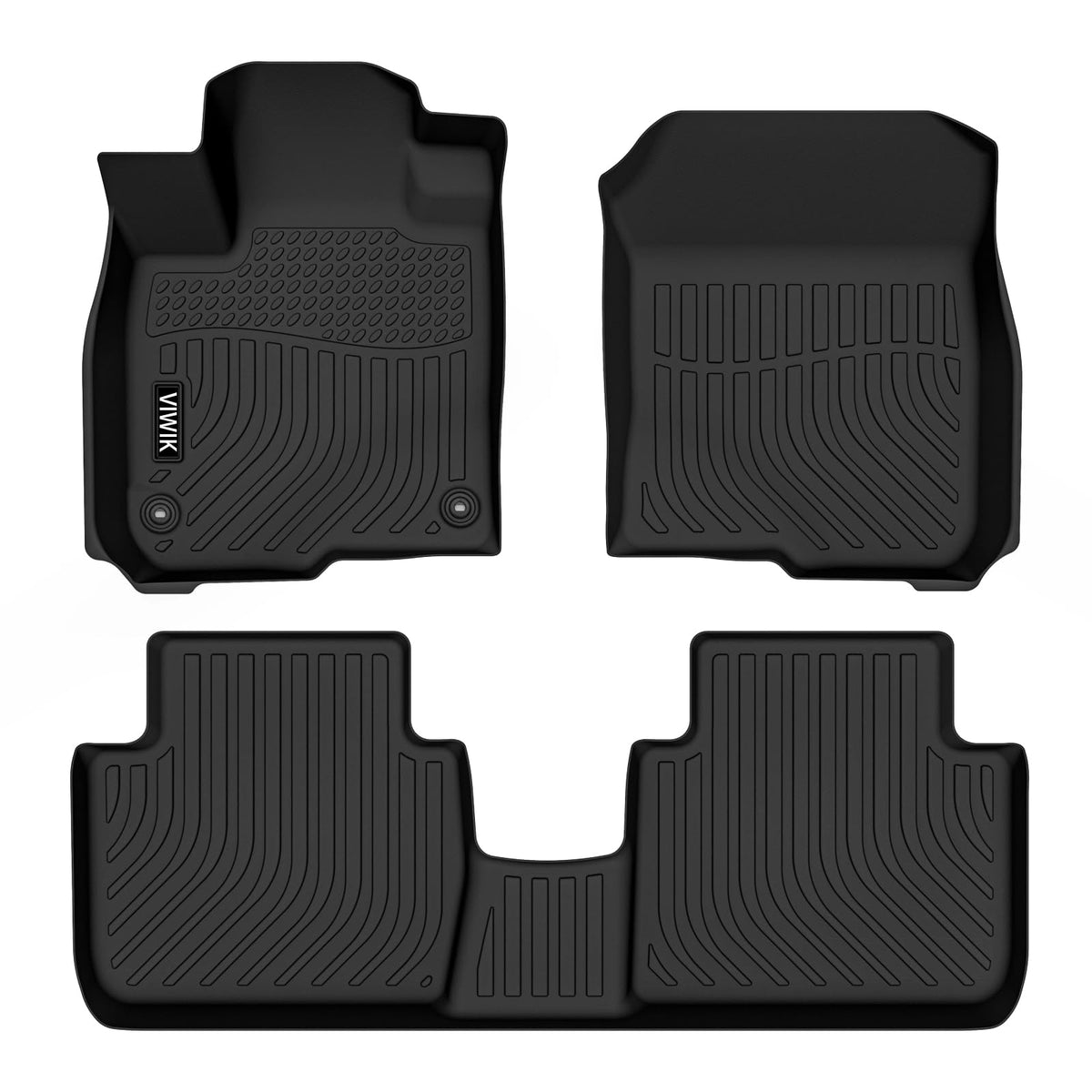 VIWIK Car Floor Mats for Honda HR-V 2023 2024, TPE Rubber Car Mats All Weather Custom Floor Liners, Automotive Accessories for H