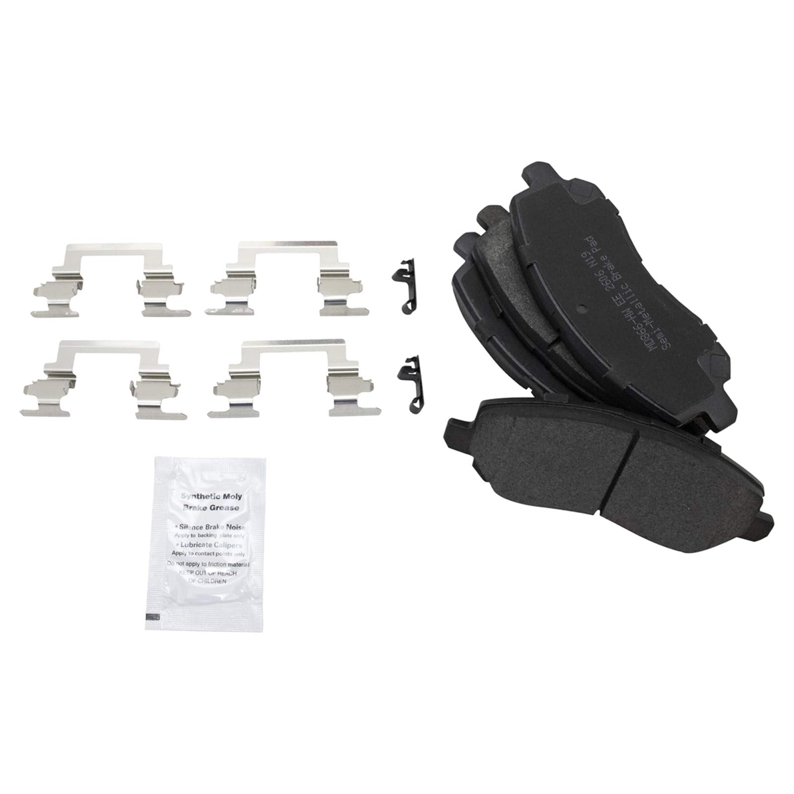 Trq Front Metallic Brake Pads & G-Coated Rotor Kit For Chrysler Dodge Jeep Mitsubishi