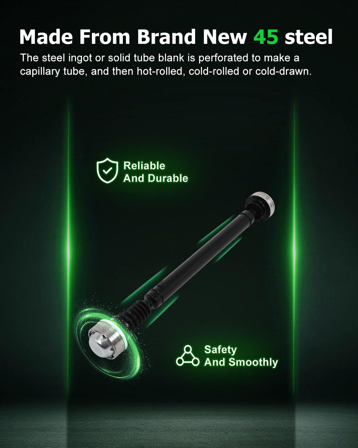 Scitoo?30.31''?Steel Front Driveshaft Assembly Drive Shaft Prop Shaft For Jeep Commander 2007-2010,For Jeep Grand Cherokee 2007-