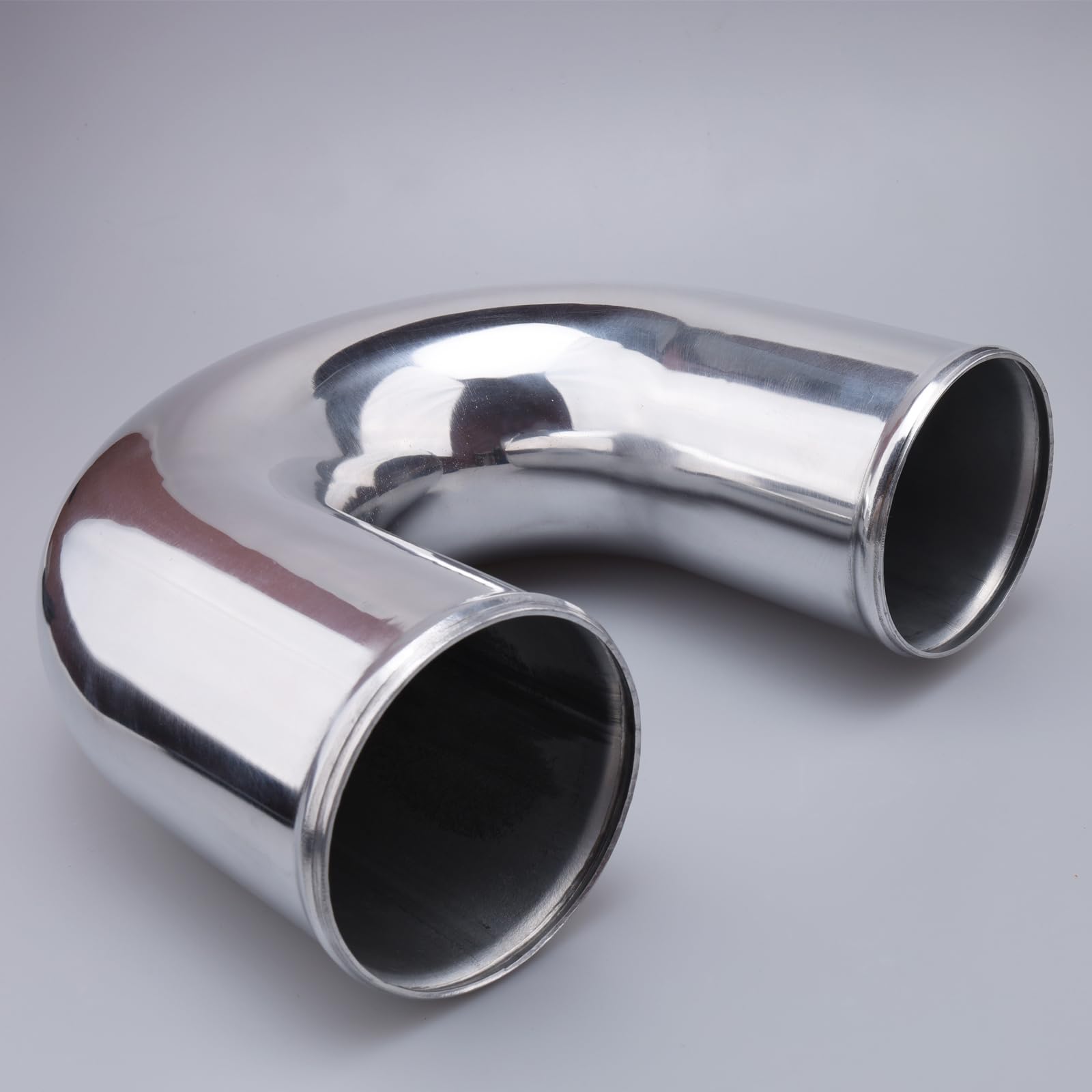 Ac Performance 4'' (102Mm) Od 180 Degree Aluminum Elbow Intercooler Pipe Air Intake Tube, 1D Radius, Center To Center Distance 8
