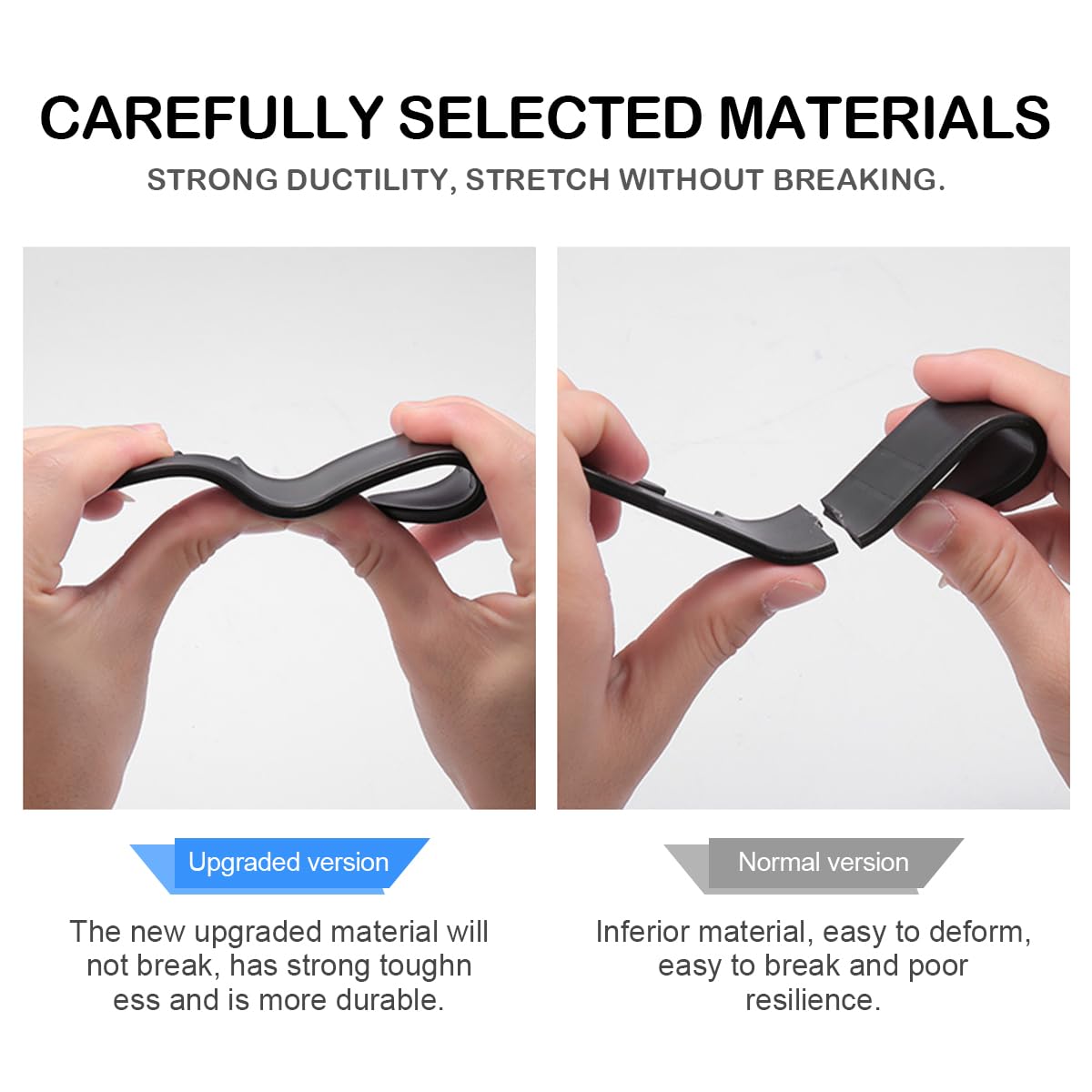 Osilly Car Seat Headrest Hook, 4 Pack Auto Seat Hanger Storage Organizer for Purse Handbag Coats Grocery Bags, Car Interior Acce