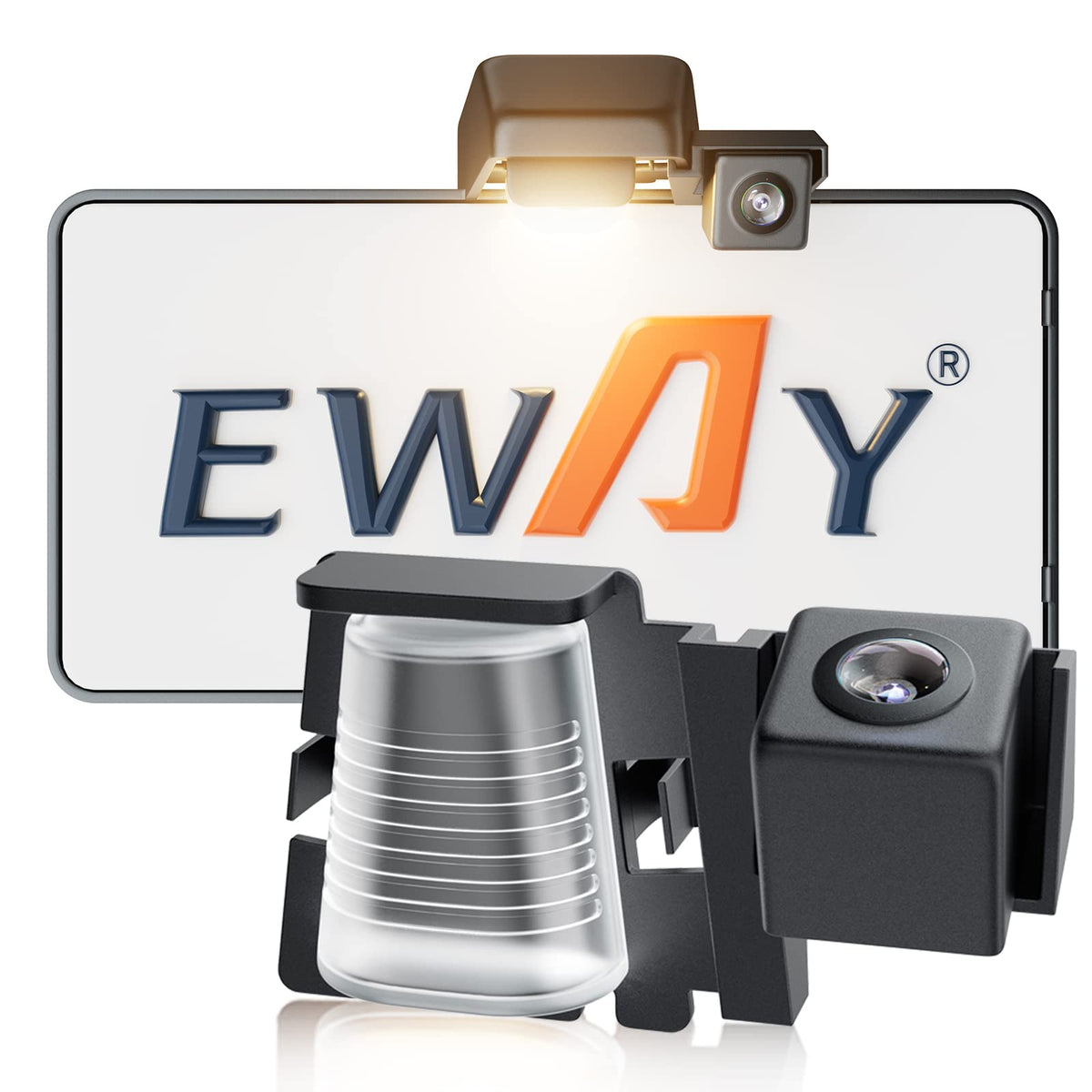 Eway Safety License Plate Backup Reverse Camera For Jeep Wrangler Jk Jku 2007-2018 Rear View Cameras Waterproof Easy Mount W/Par